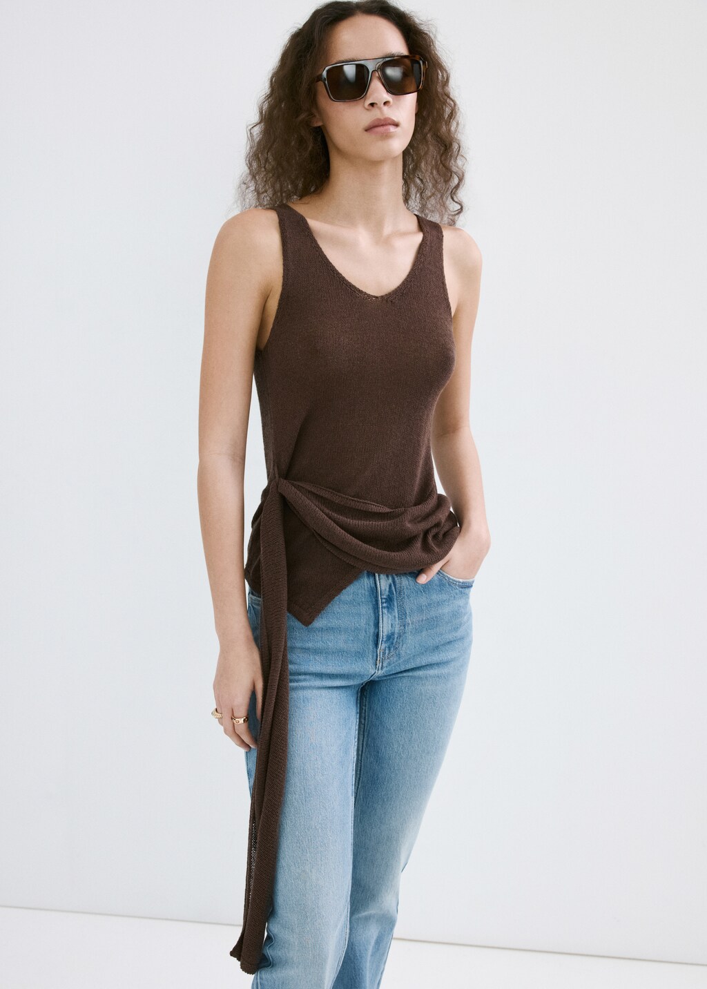 Mango Fiona flared mid-rise jeans