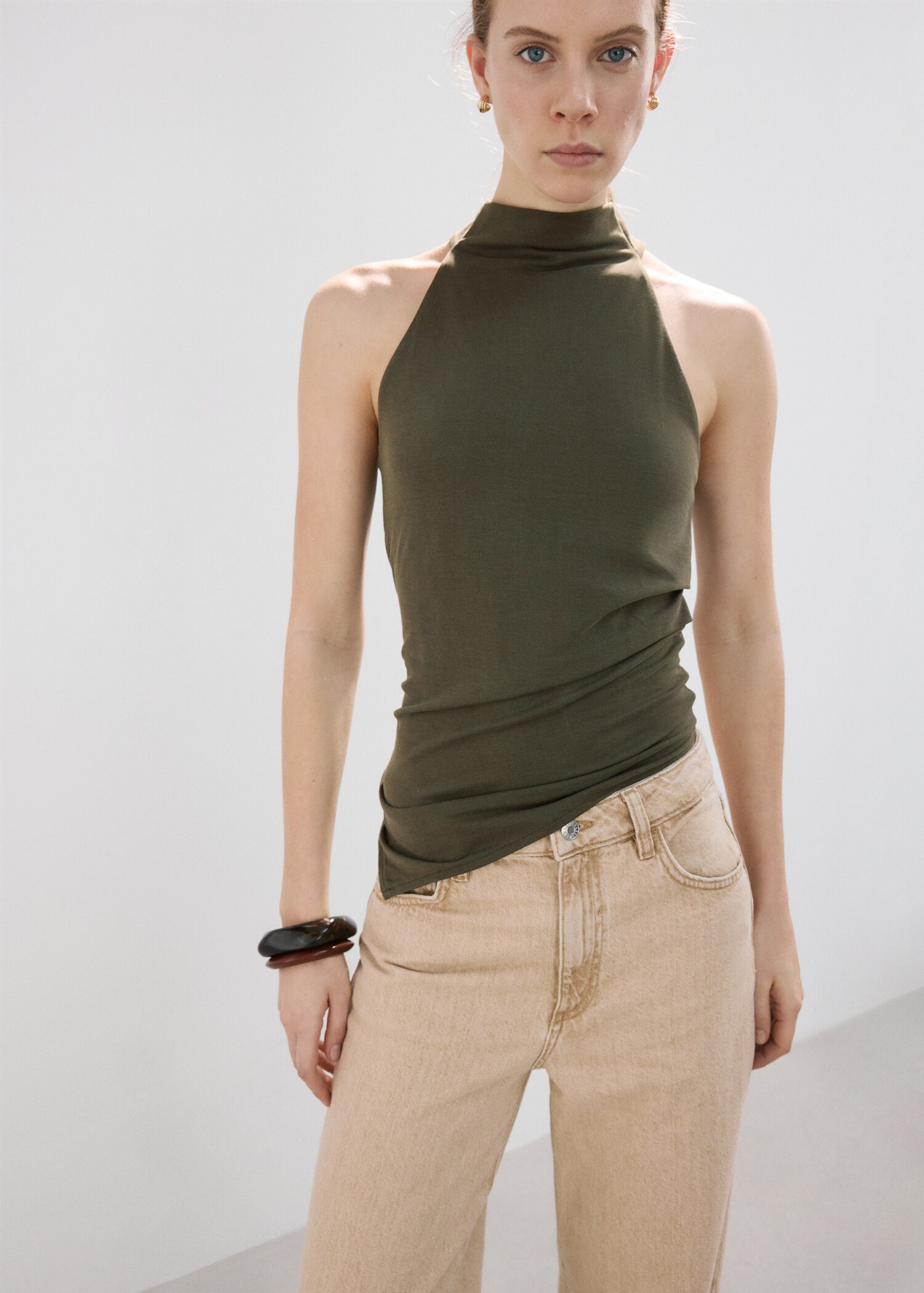 Danila high-waisted wide leg jeans - Details of the article 1