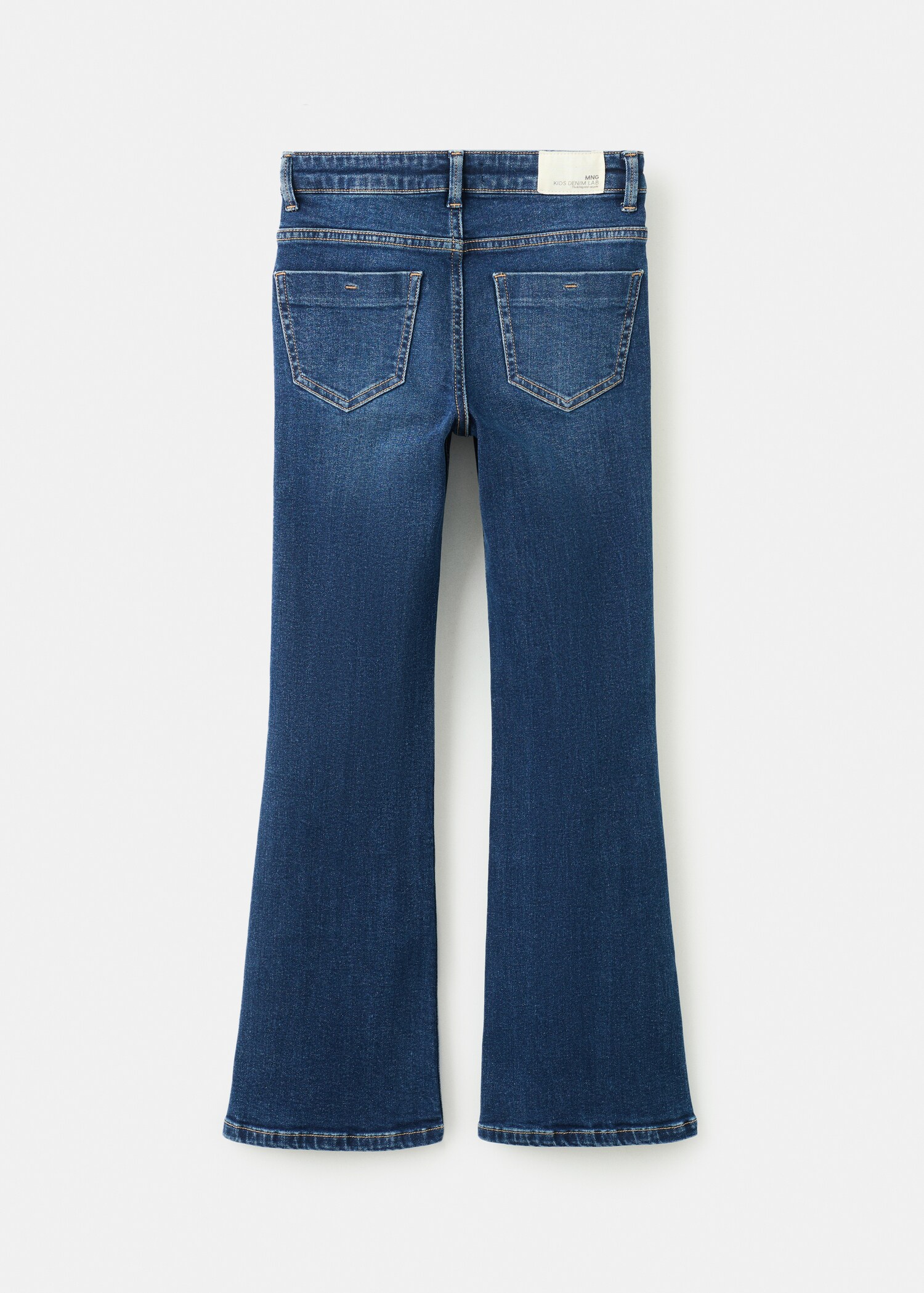 Buttons flare jeans - Reverse of the article