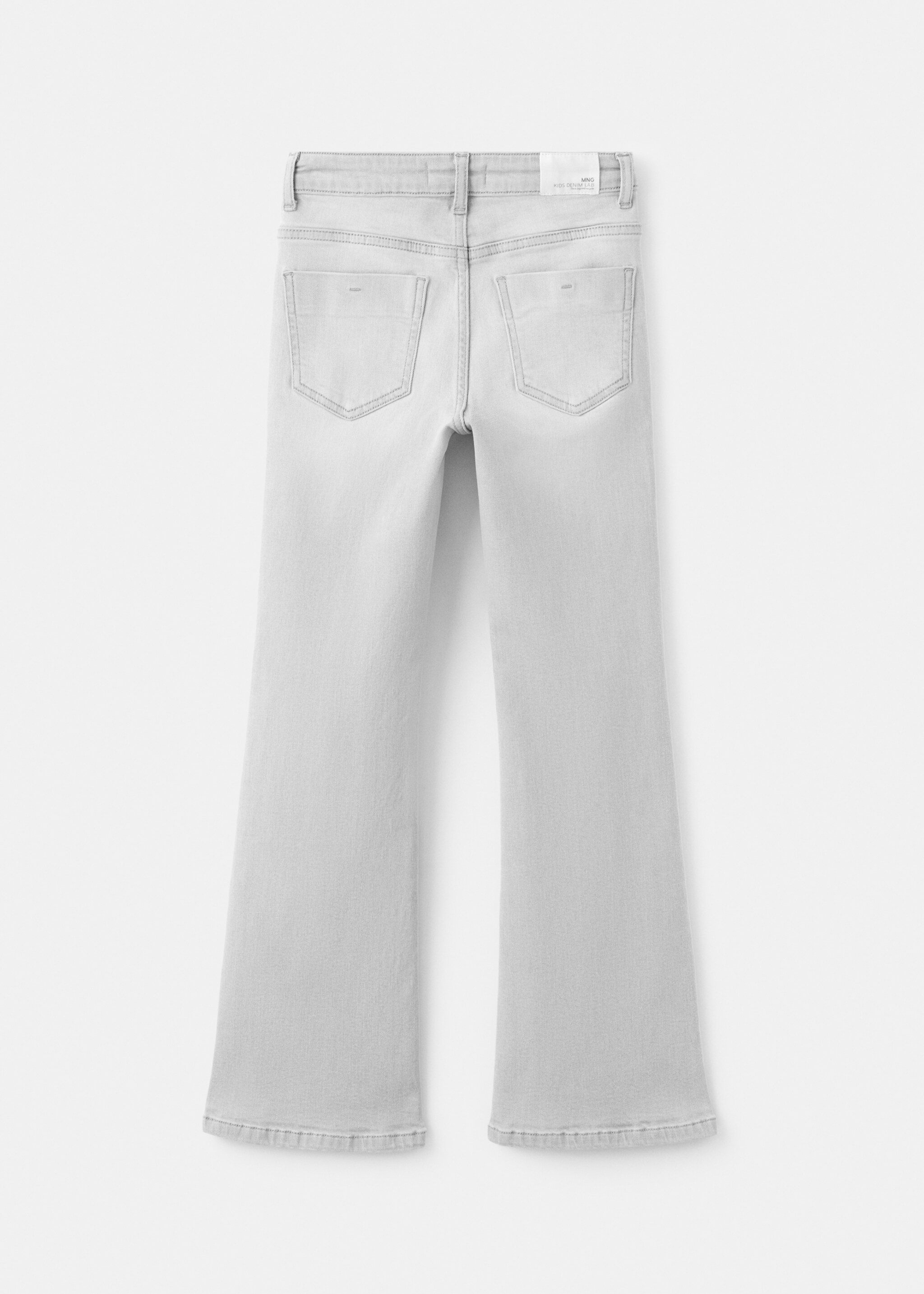 Flared jeans with pocket - Reverse of the article, Denim Grey. Ref: 27001258-00.