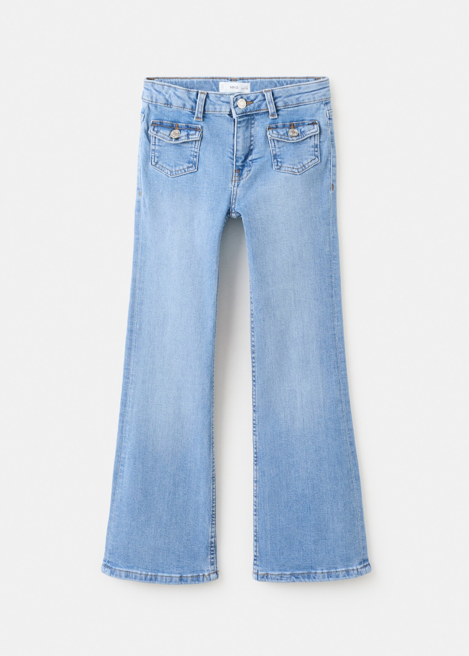 Flared jeans with pocket - Article without model