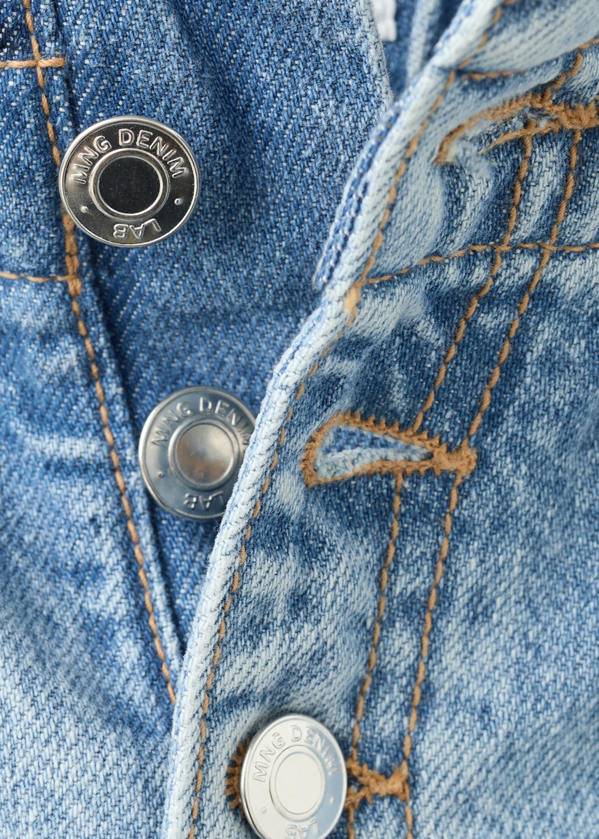 페이퍼백 진 - 상품 내역: 8, 미디엄 블루. Ref: 27001261-00.