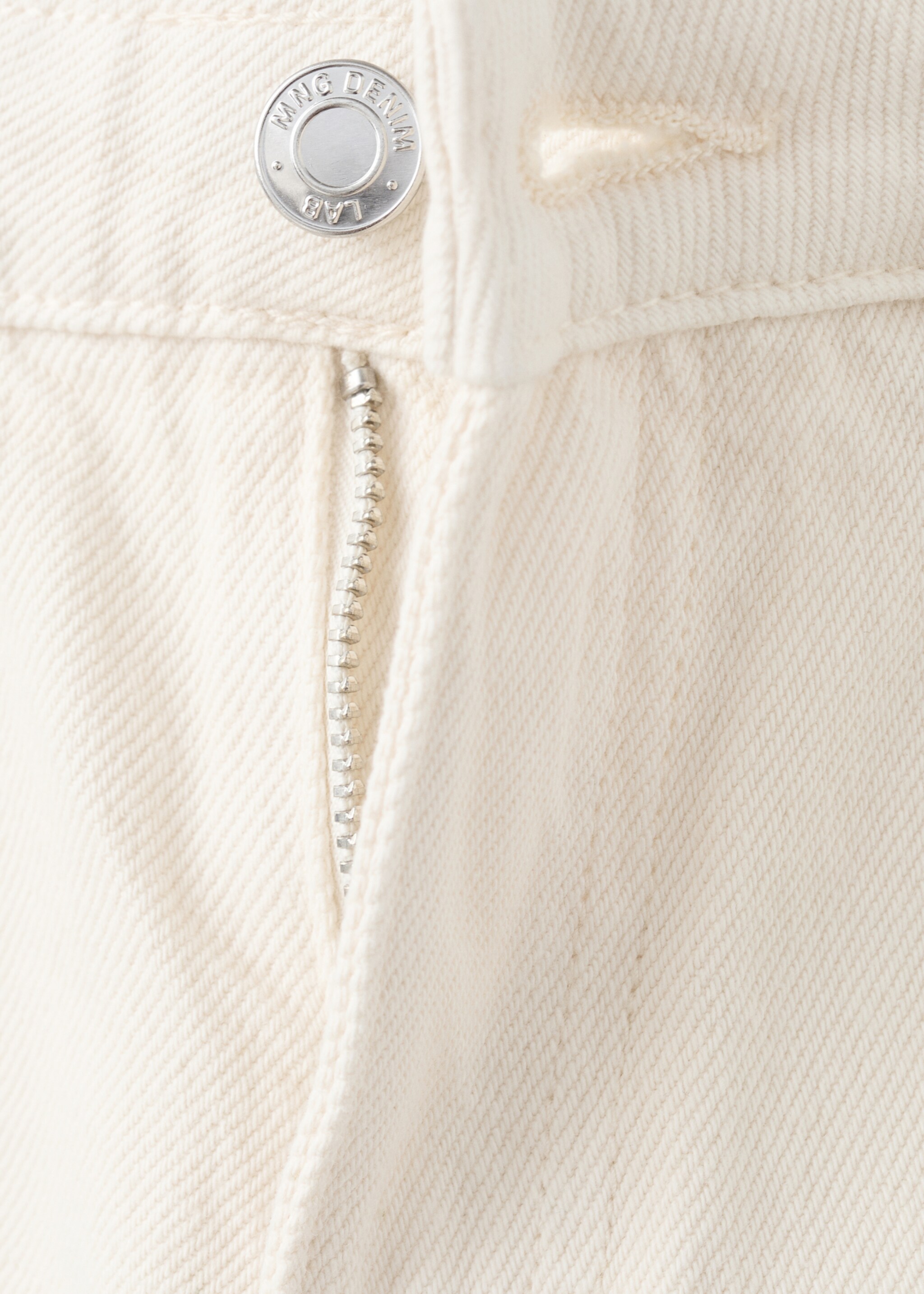 Embroidered jeans on the side - Details of the article 8, Sand. Ref: 27001267-00.