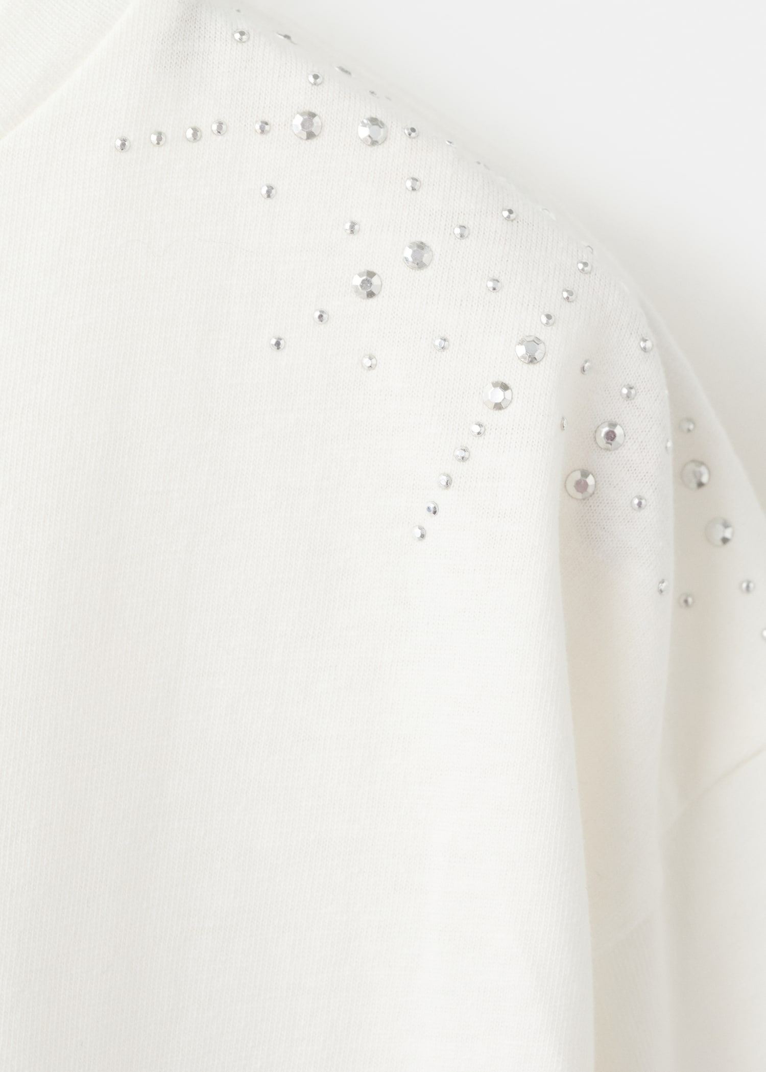 T-shirt met glinsterende strasssteentjes - Detail van het artikel 8