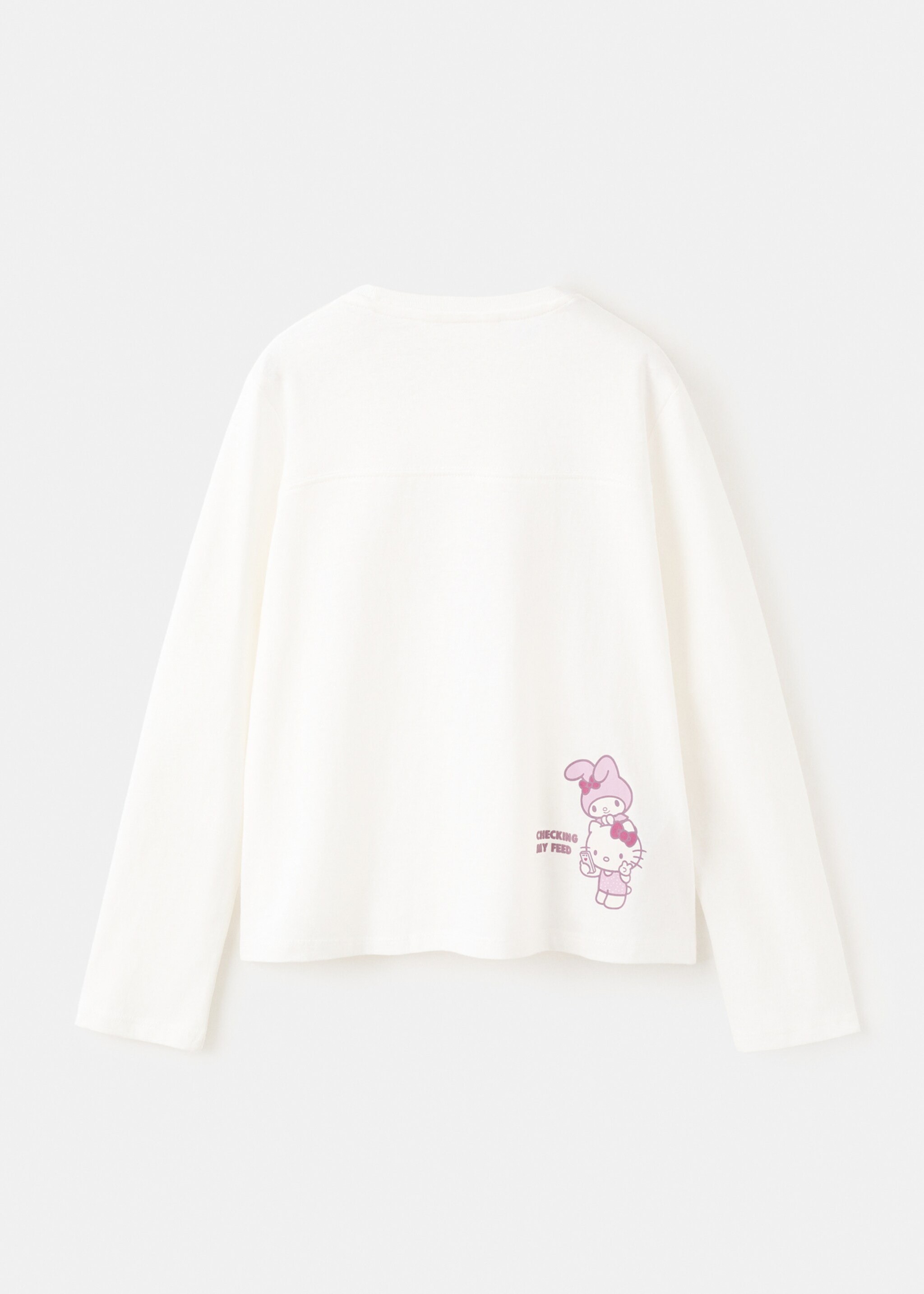 Hello Kitty t-shirt - Reverse of the article, Off White. Ref: 27001325-00.