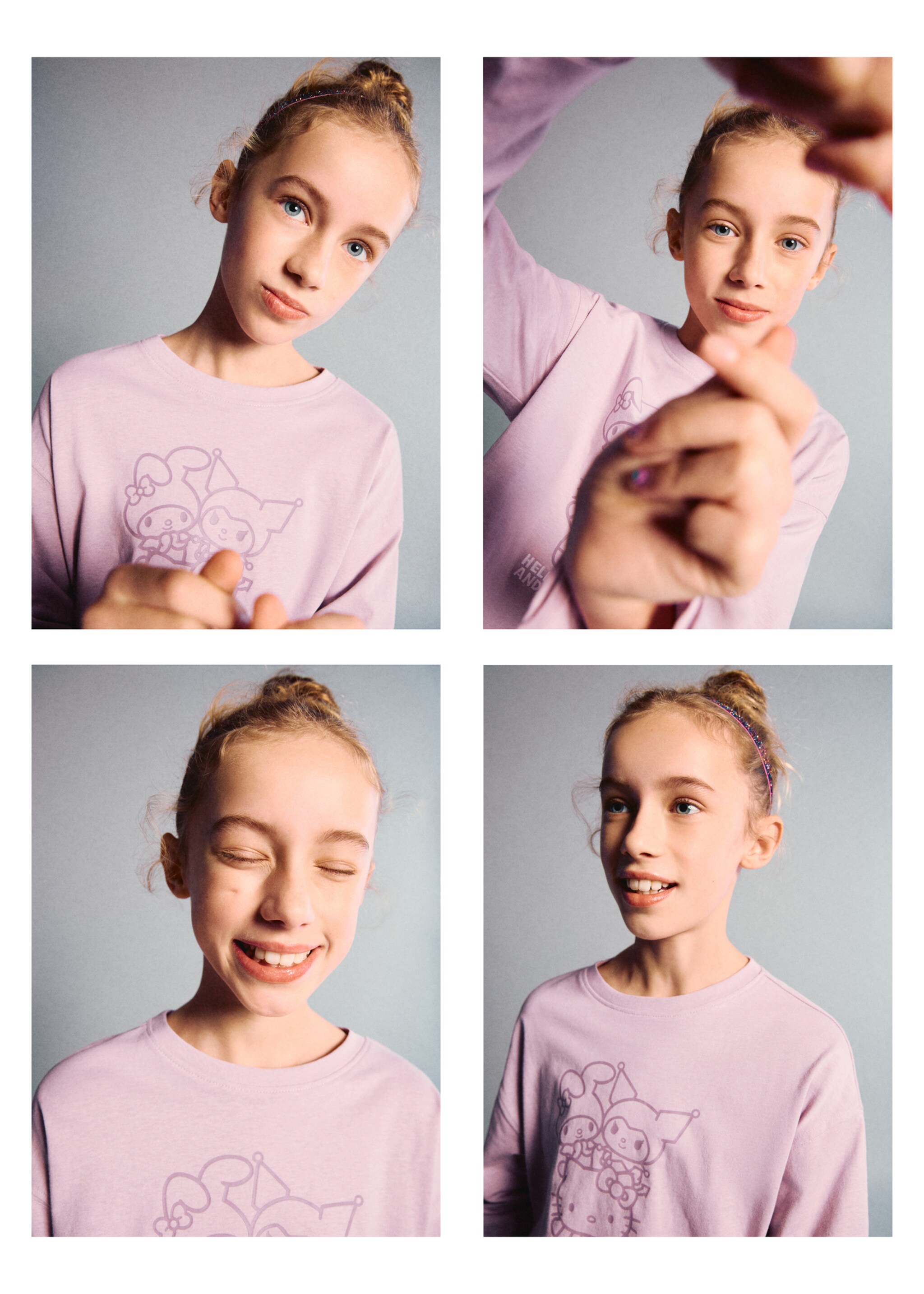 T-shirt Hello Kitty - Détail de l'article 2, Rose. Ref: 27001326-00.