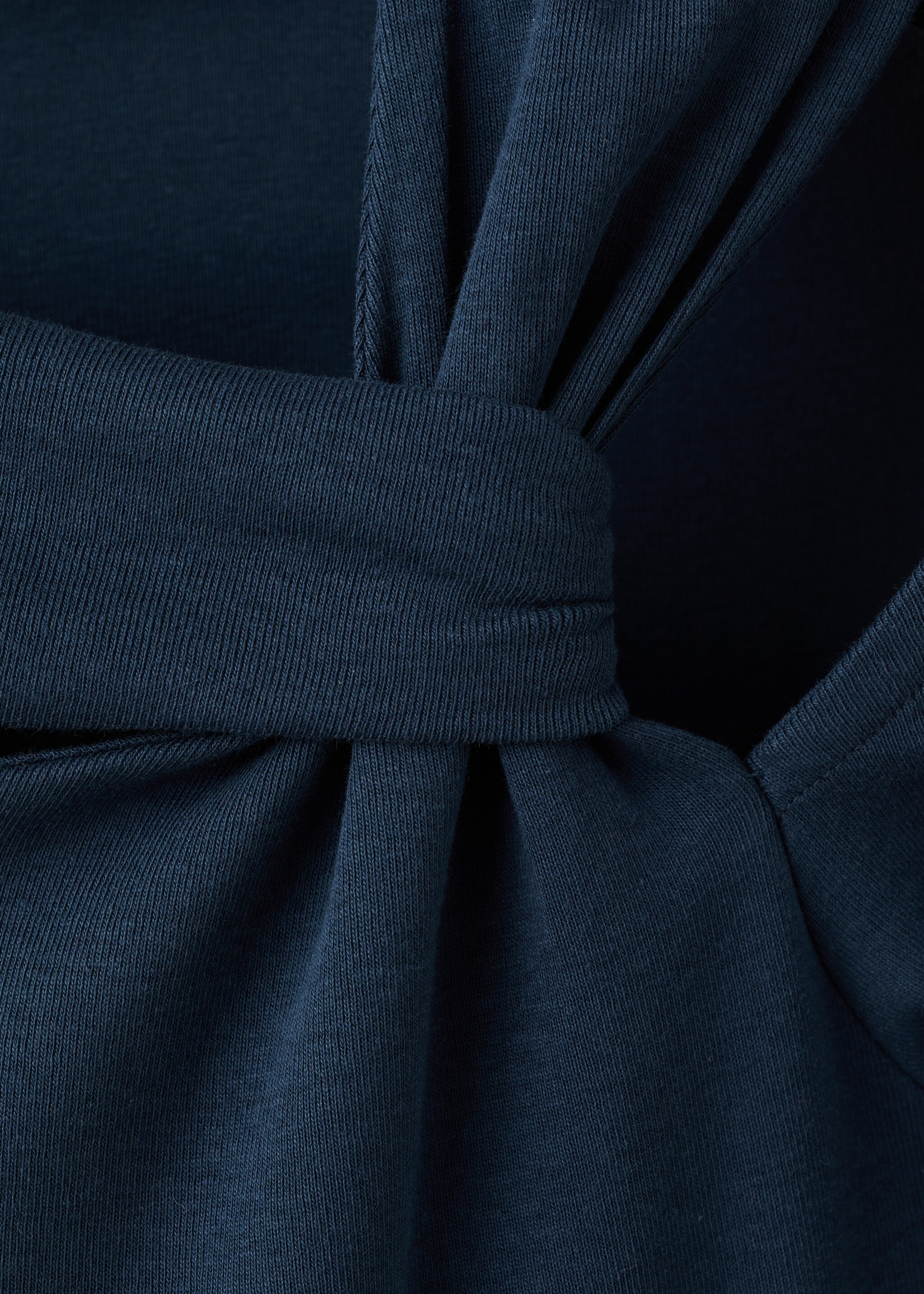 Bow T-shirt - Details of the article 0, Navy. Ref: 27001334-00.