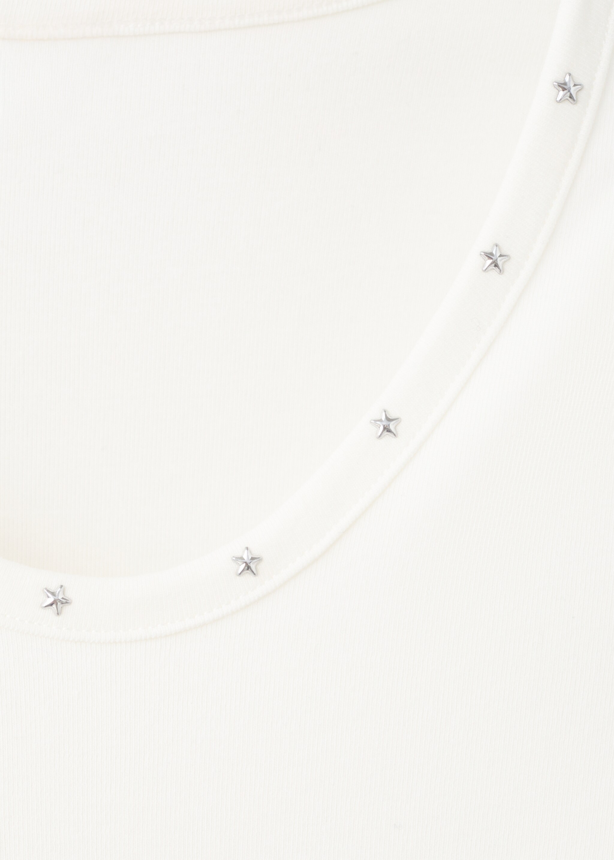 Star-studded t-shirt - Details of the article 8, Off White. Ref: 27001336-00.