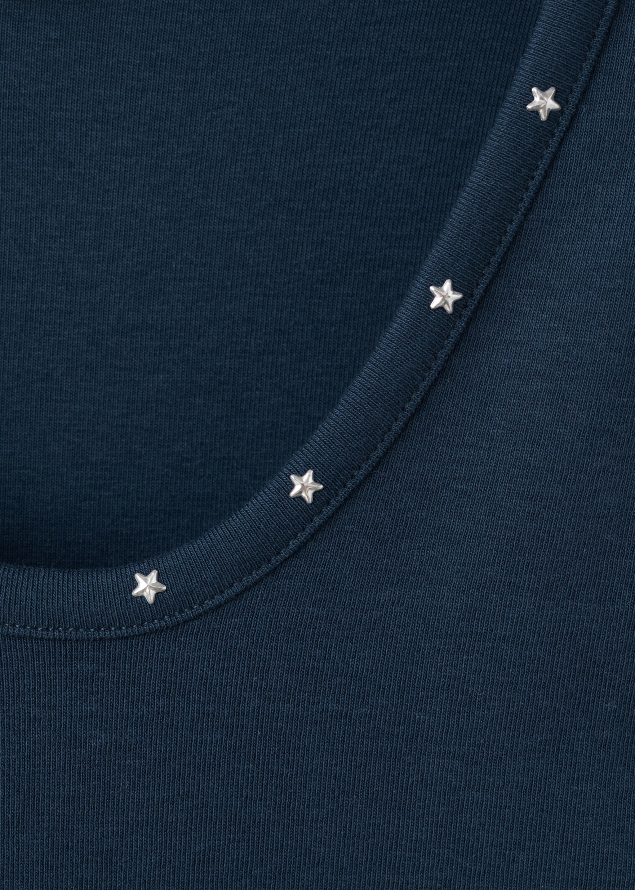 Star-studded t-shirt - Details of the article 8, Navy. Ref: 27001336-00.