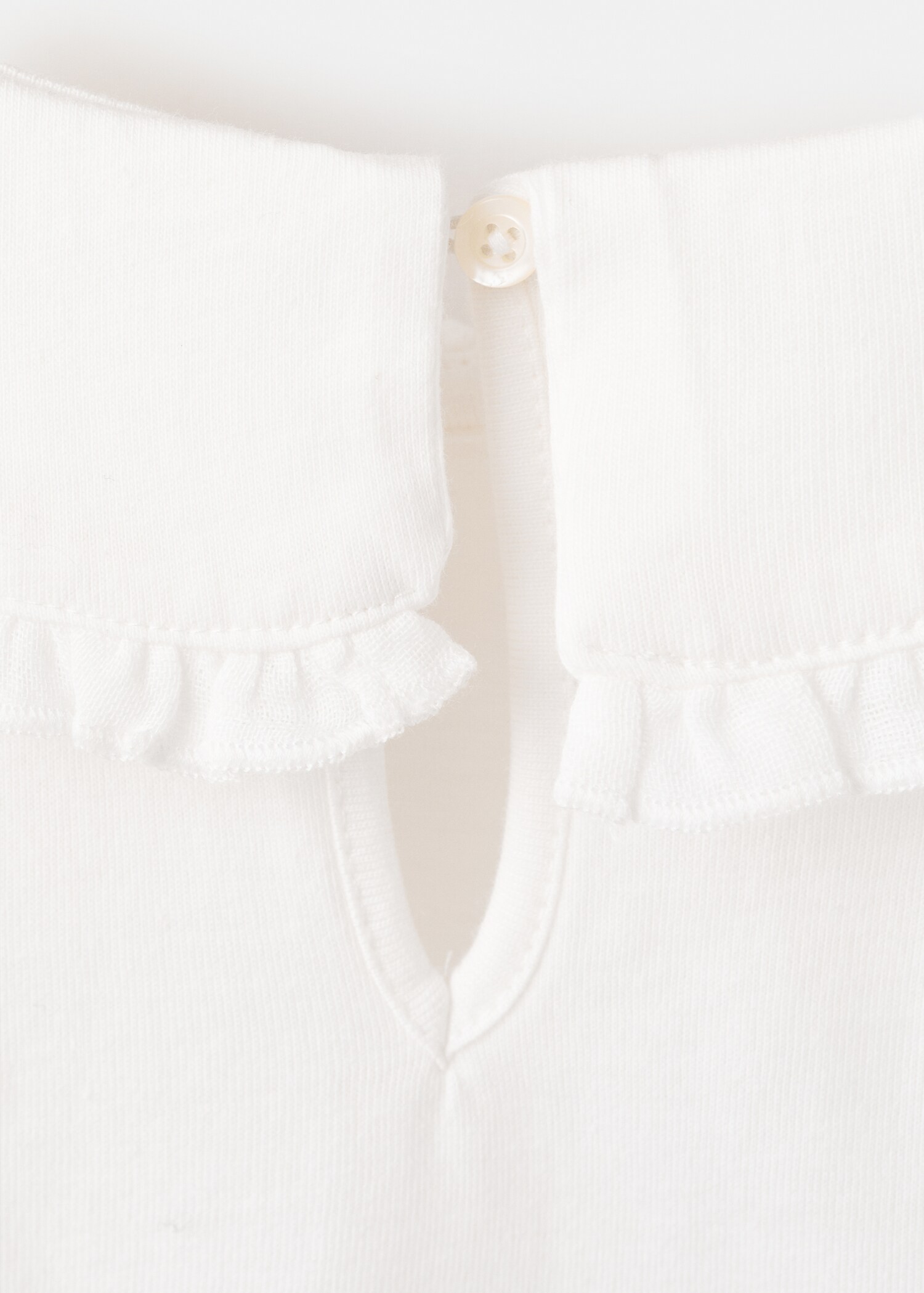 Embroidered cotton T-shirt - Details of the article 0