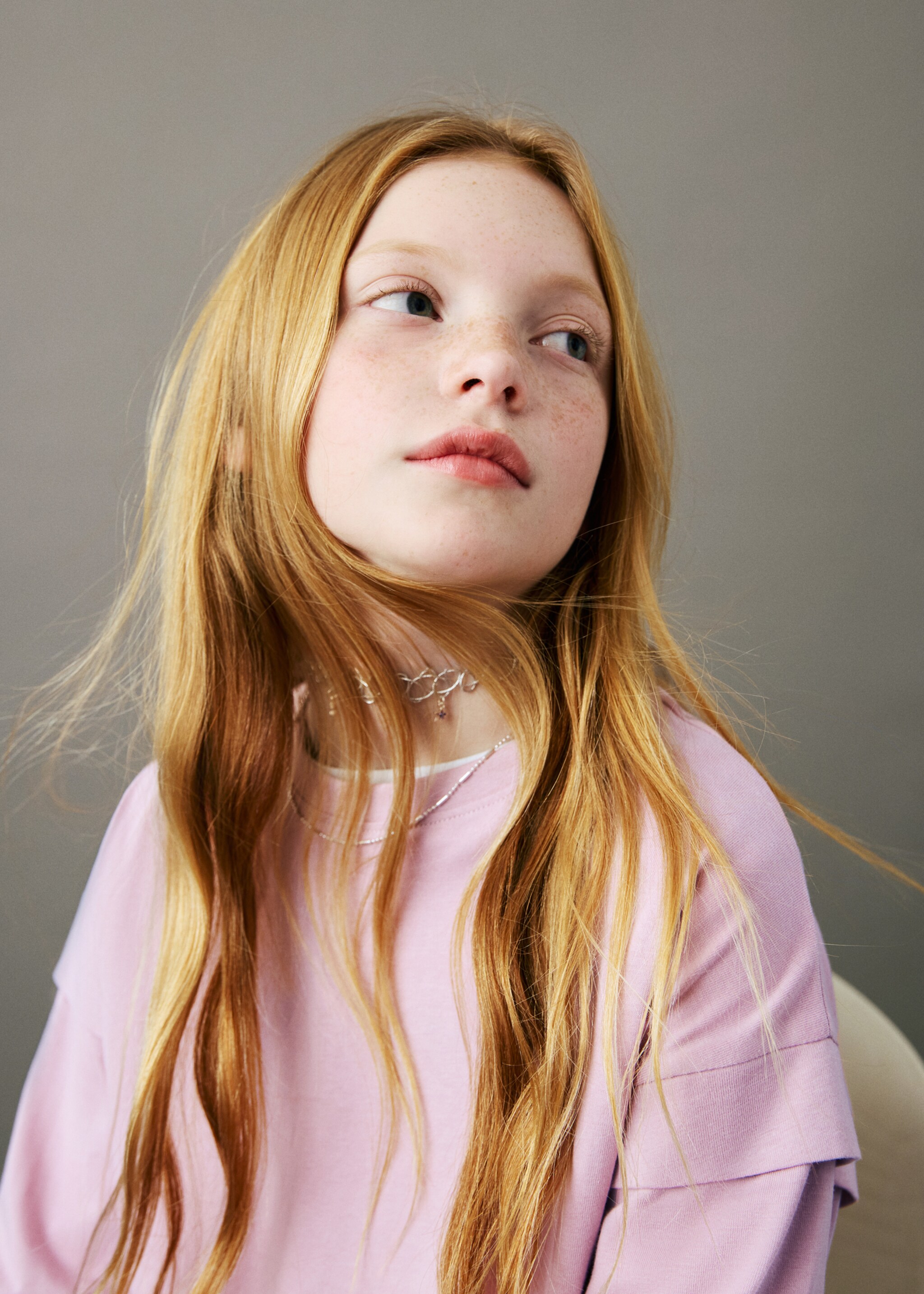 T-shirt met detail op mouw - Detail van het artikel 1, Roze. Ref: 27001339-00.