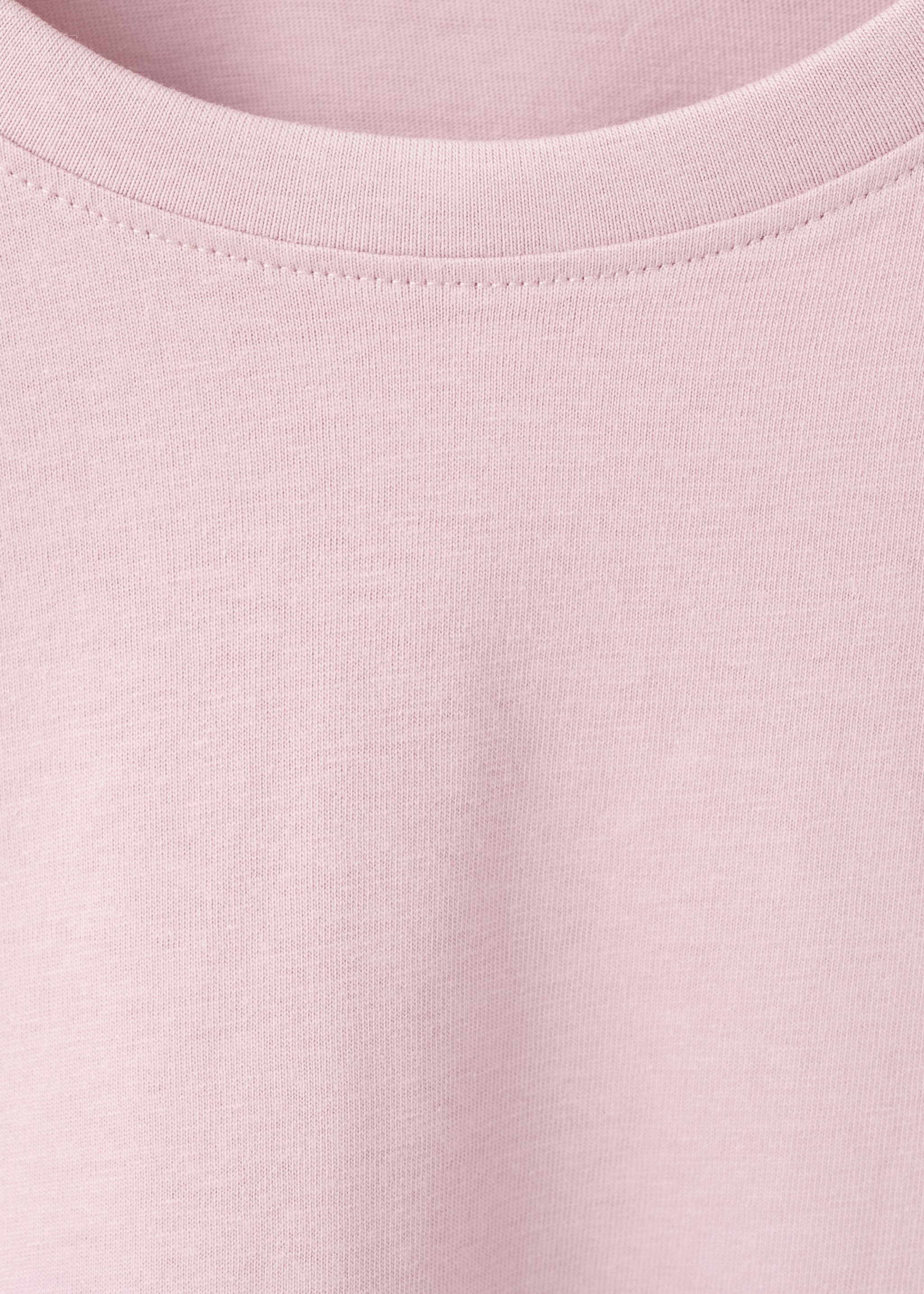T-shirt met detail op mouw - Detail van het artikel 8, Roze. Ref: 27001339-00.