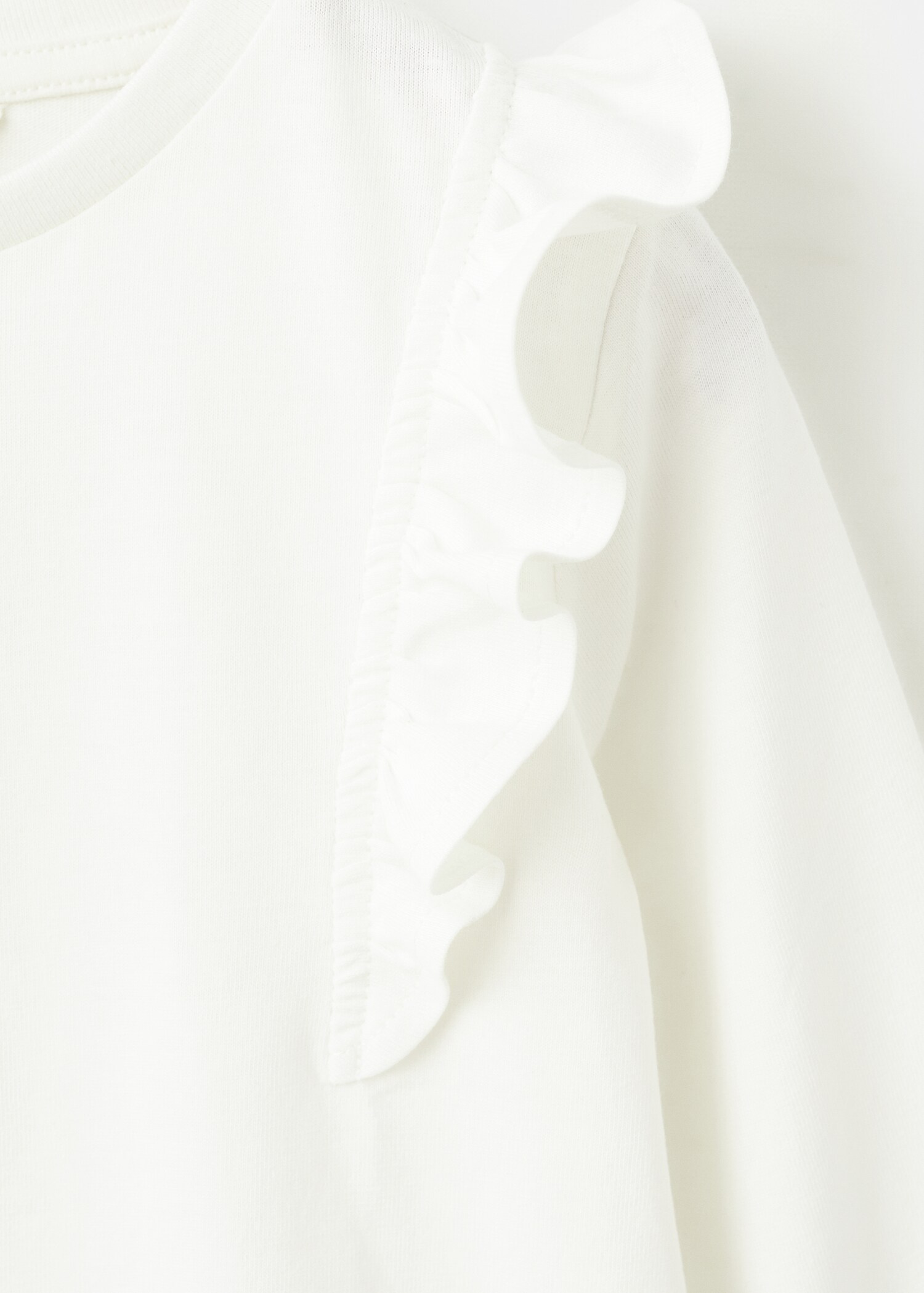 Frills cotton t-shirt - Details of the article 0