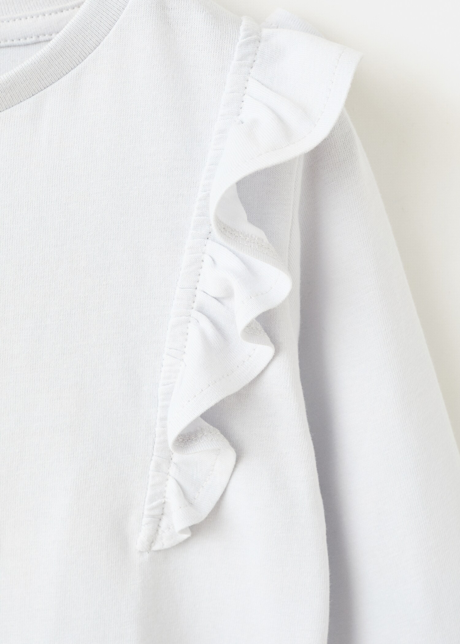 Frills cotton t-shirt - Details of the article 0