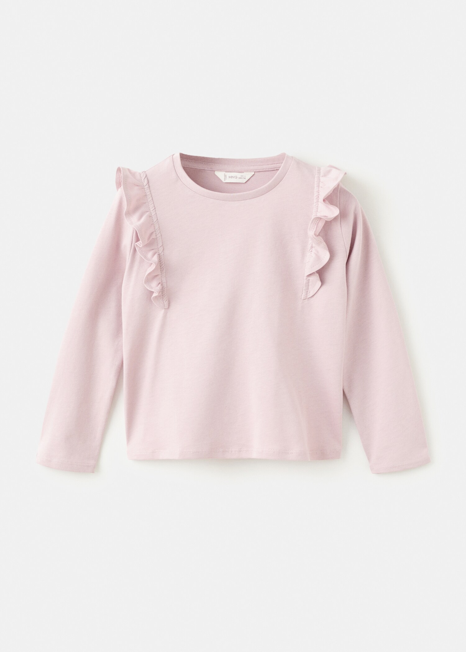 Frills cotton t-shirt - Article without model