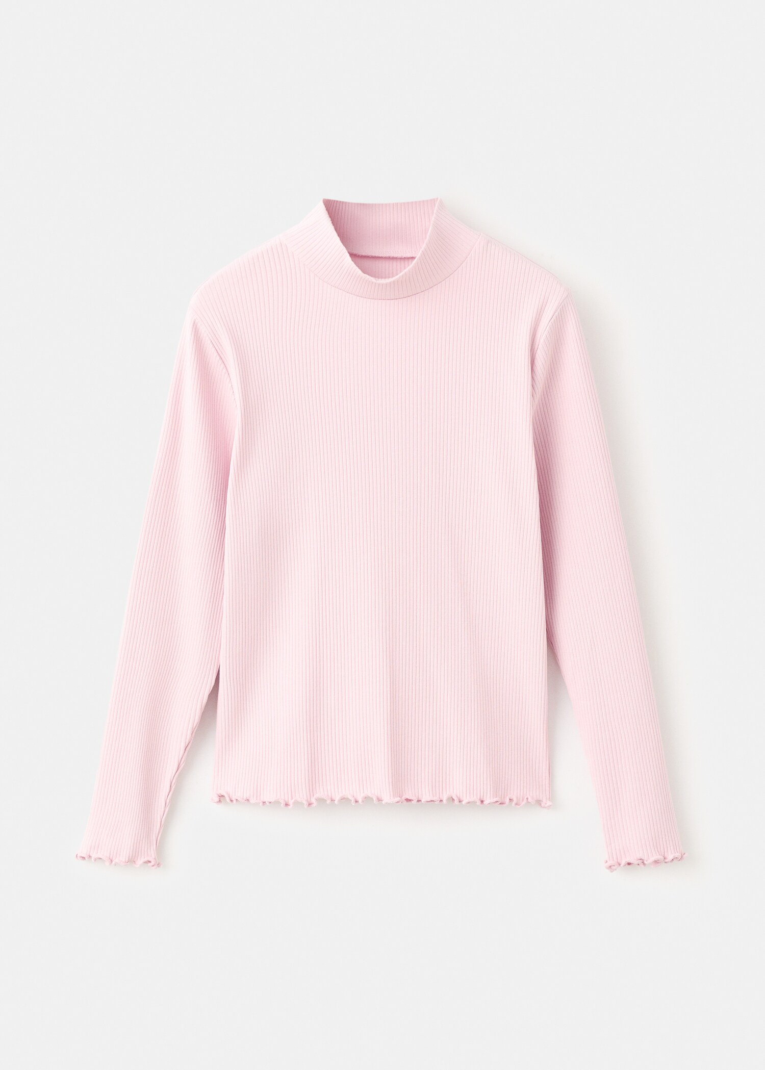 Ribbed long-sleeved t-shirt - Article without model