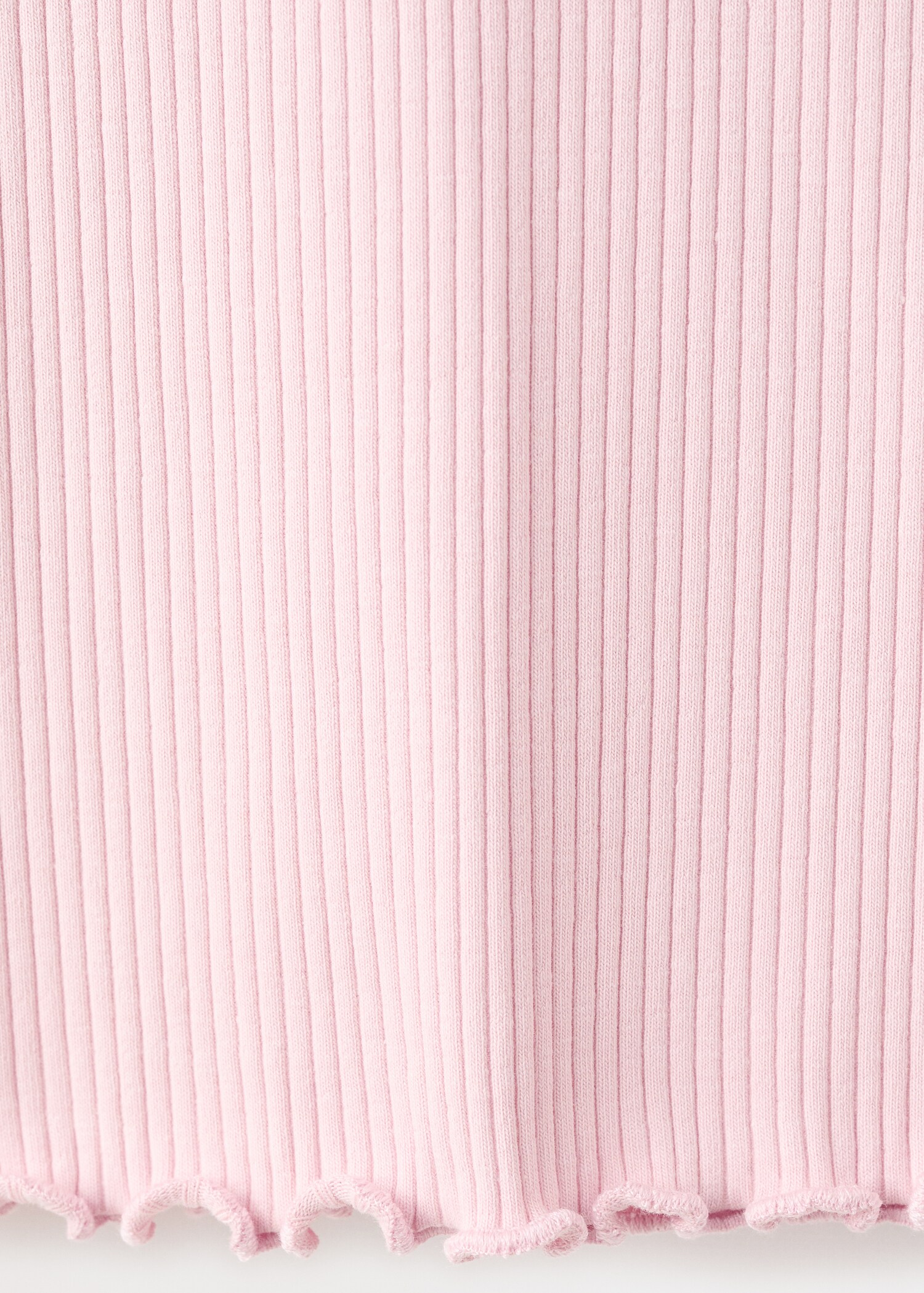 Ribbed long-sleeved t-shirt - Details of the article 0