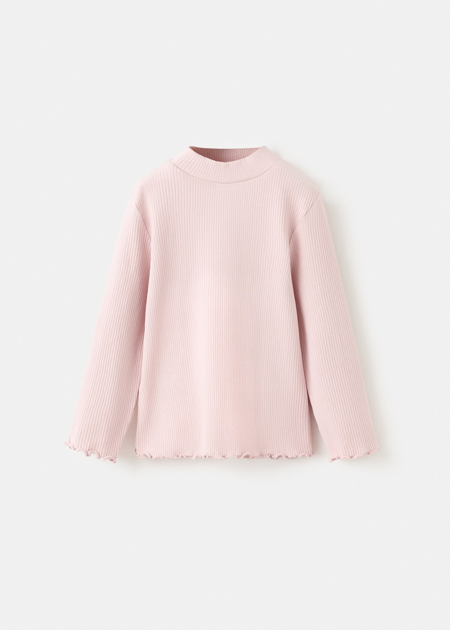 Ribbed long-sleeved t-shirt - Article without model