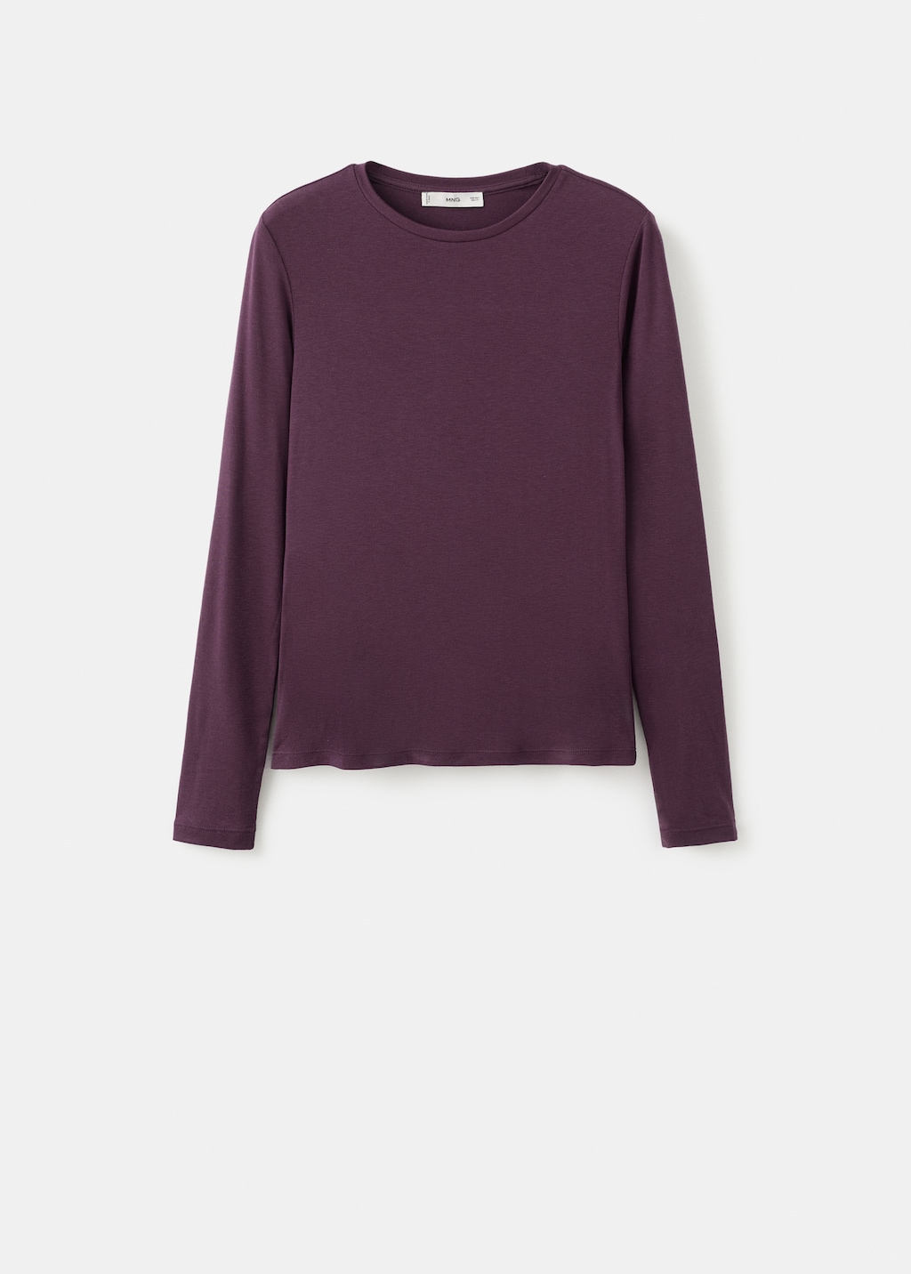 Mango Round-neck long-sleeved t-shirt