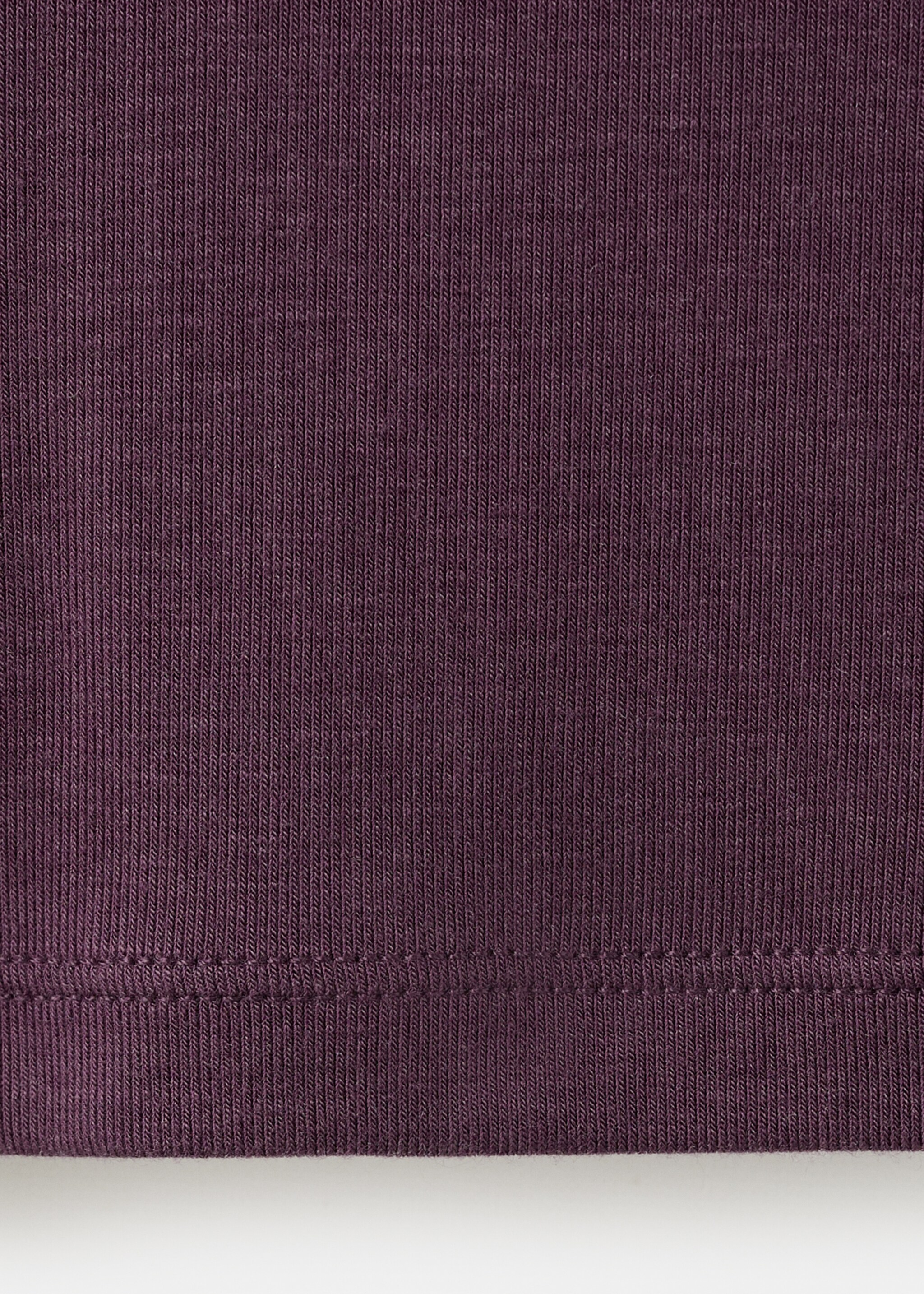 Long sleeve T-shirt - Details of the article 0, Burgundy. Ref: 27001344-00.