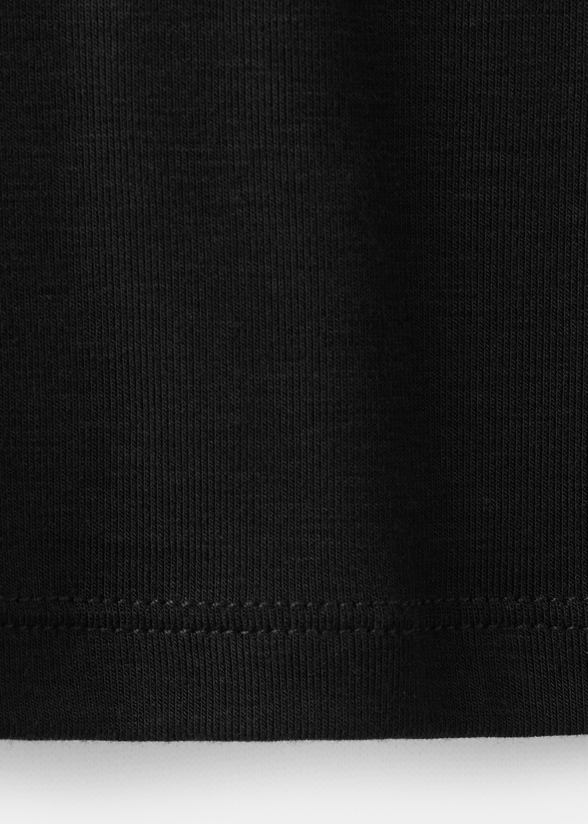 Long sleeve T-shirt - Details of the article 0, Black. Ref: 27001344-00.