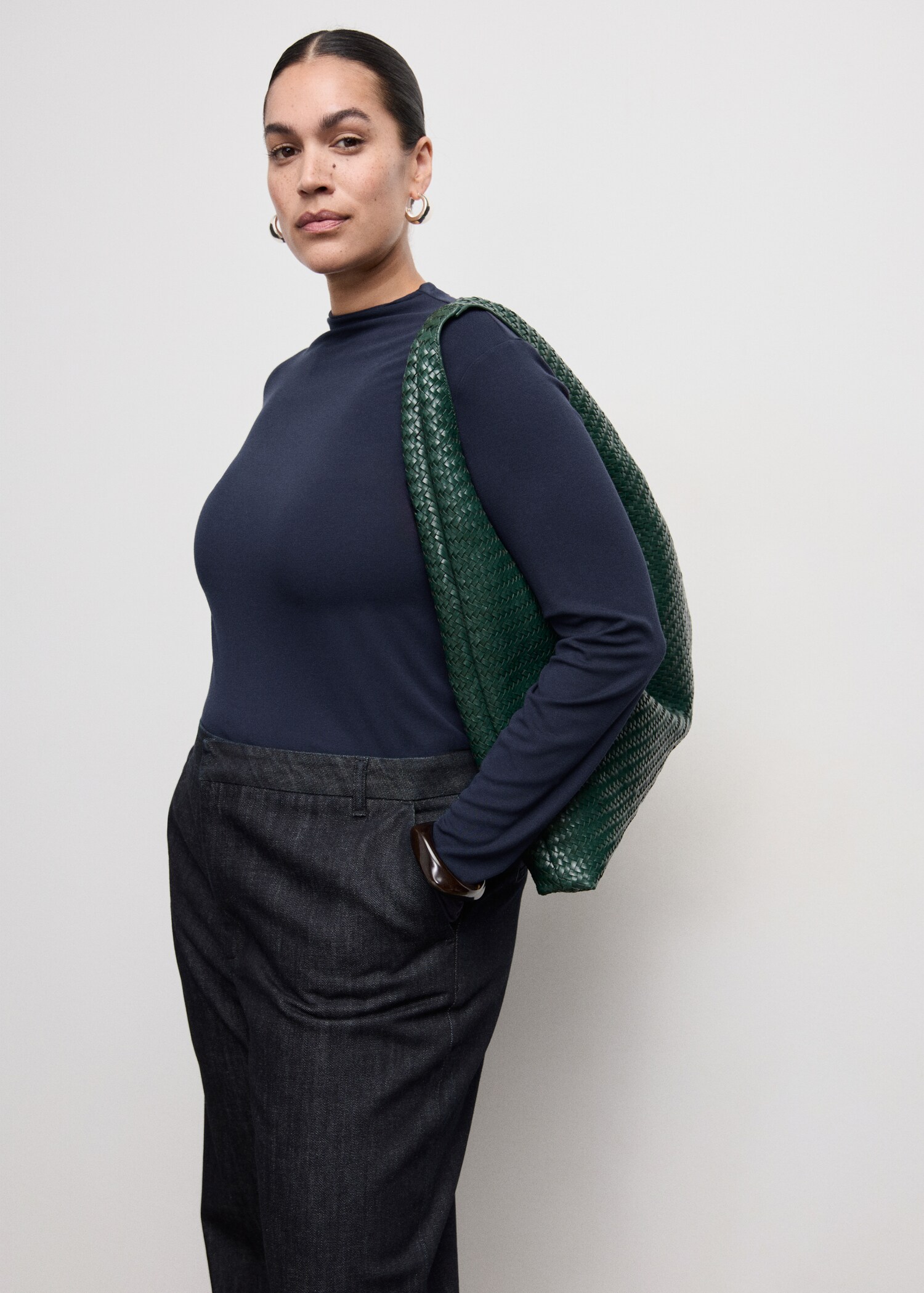 Turtleneck T-shirt - Details of the article 5