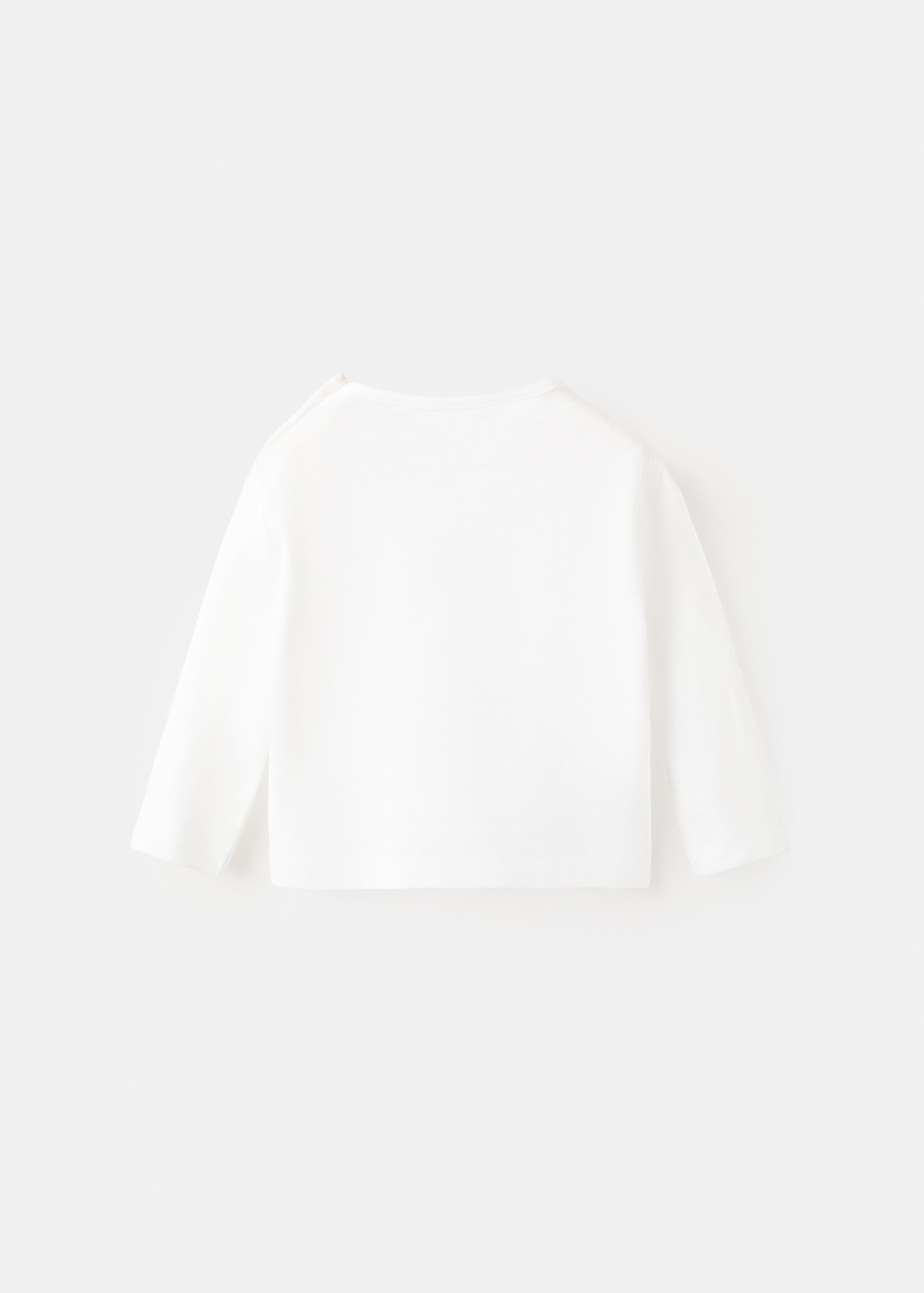 Printed cotton-blend t-shirt - Reverse of the article, Off White. Ref: 27001348-00.