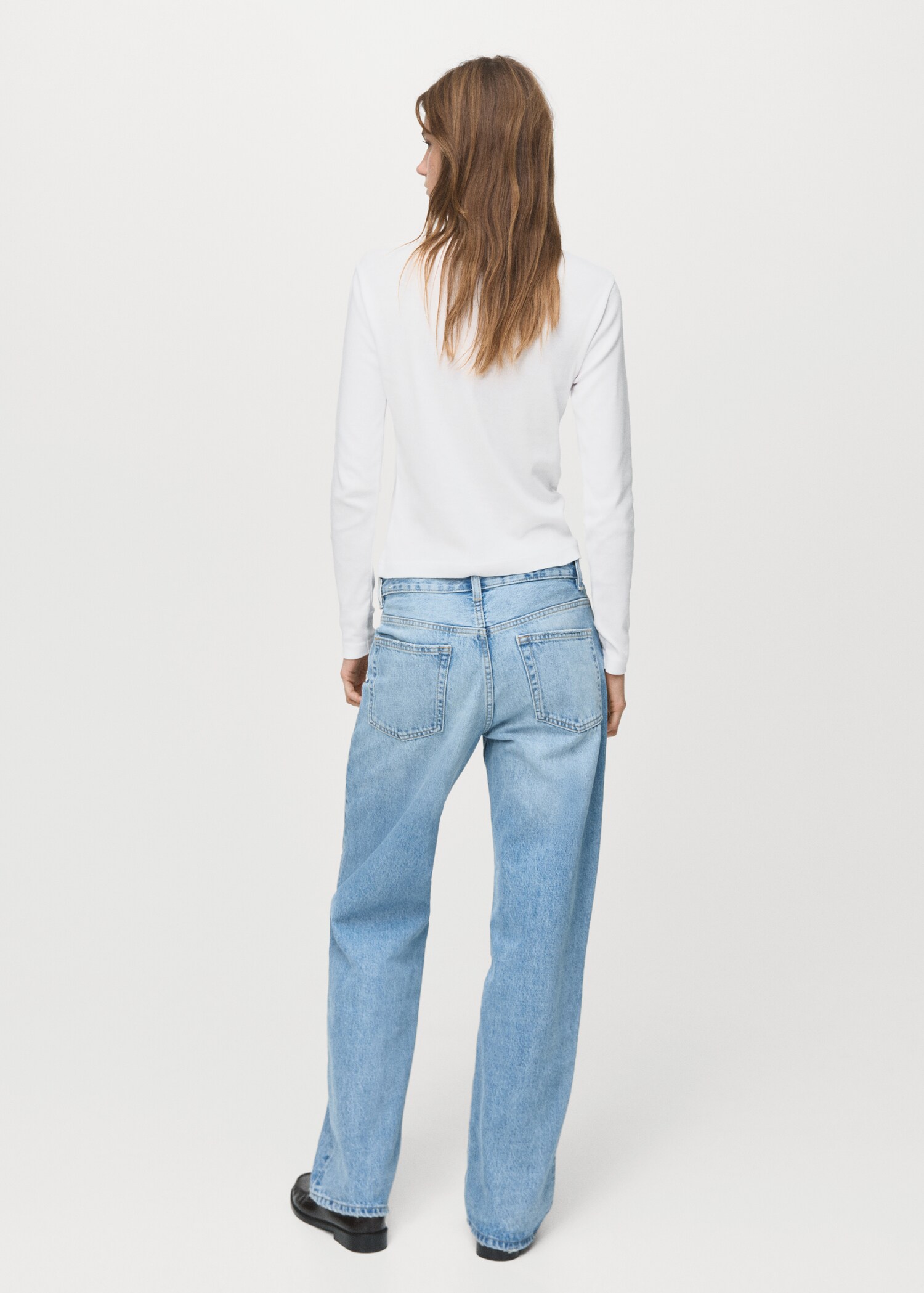 Бавовняна футболка з довгим рукавом - Зворотна сторона товару