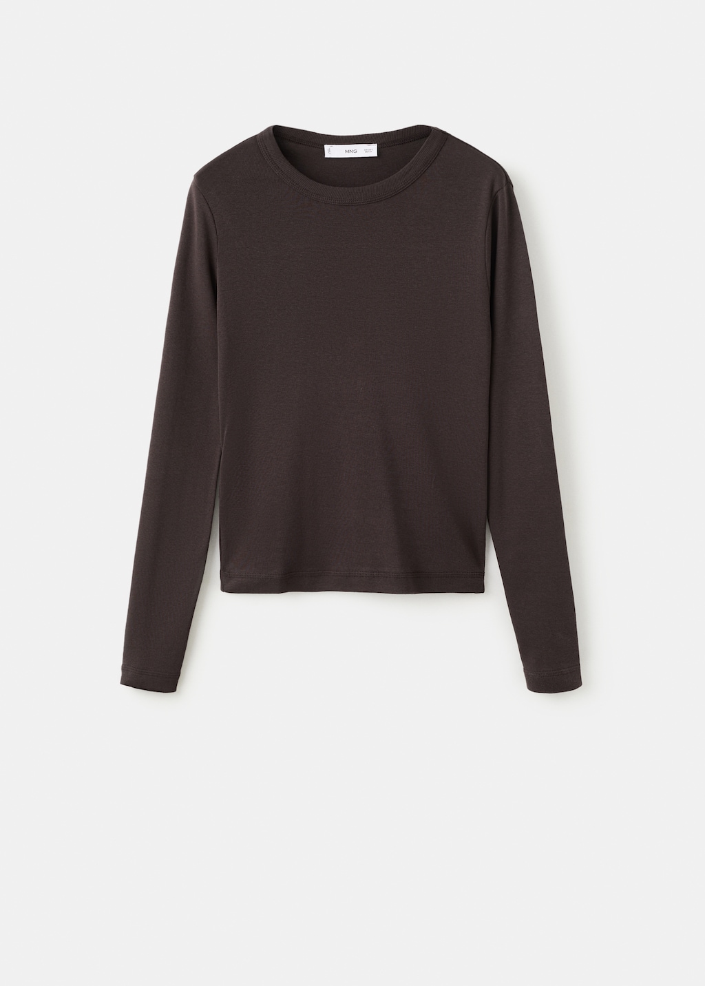 Mango Long sleeve cotton t-shirt