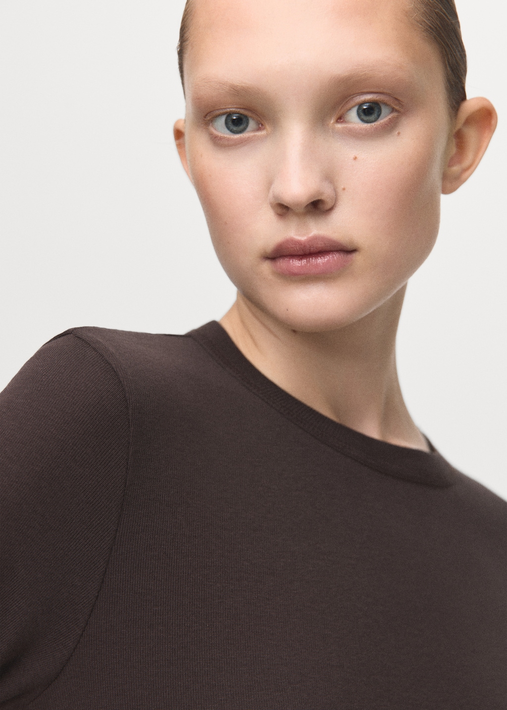 Mango Long sleeve cotton t-shirt
