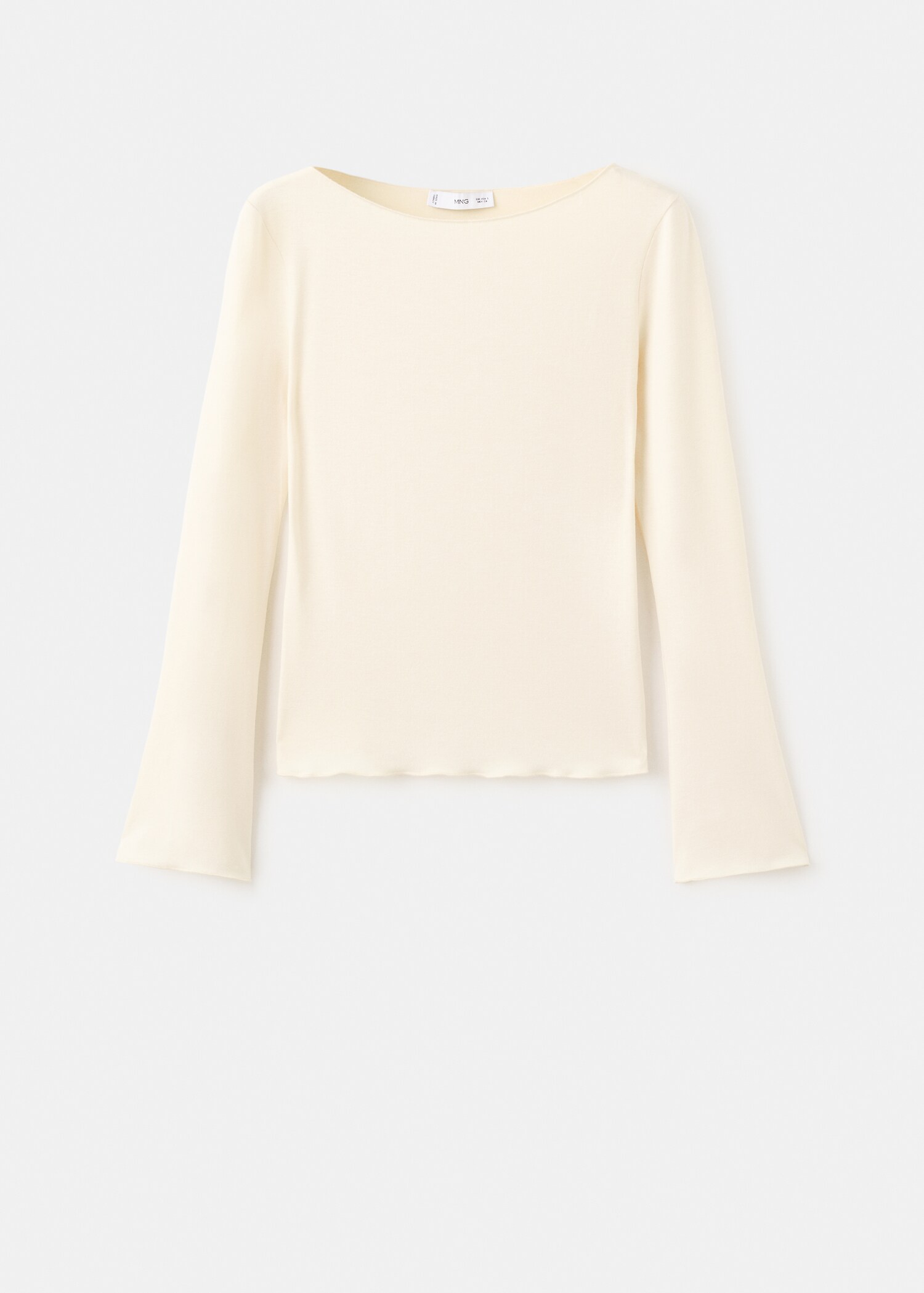 Boat neck t-shirt - Article without model