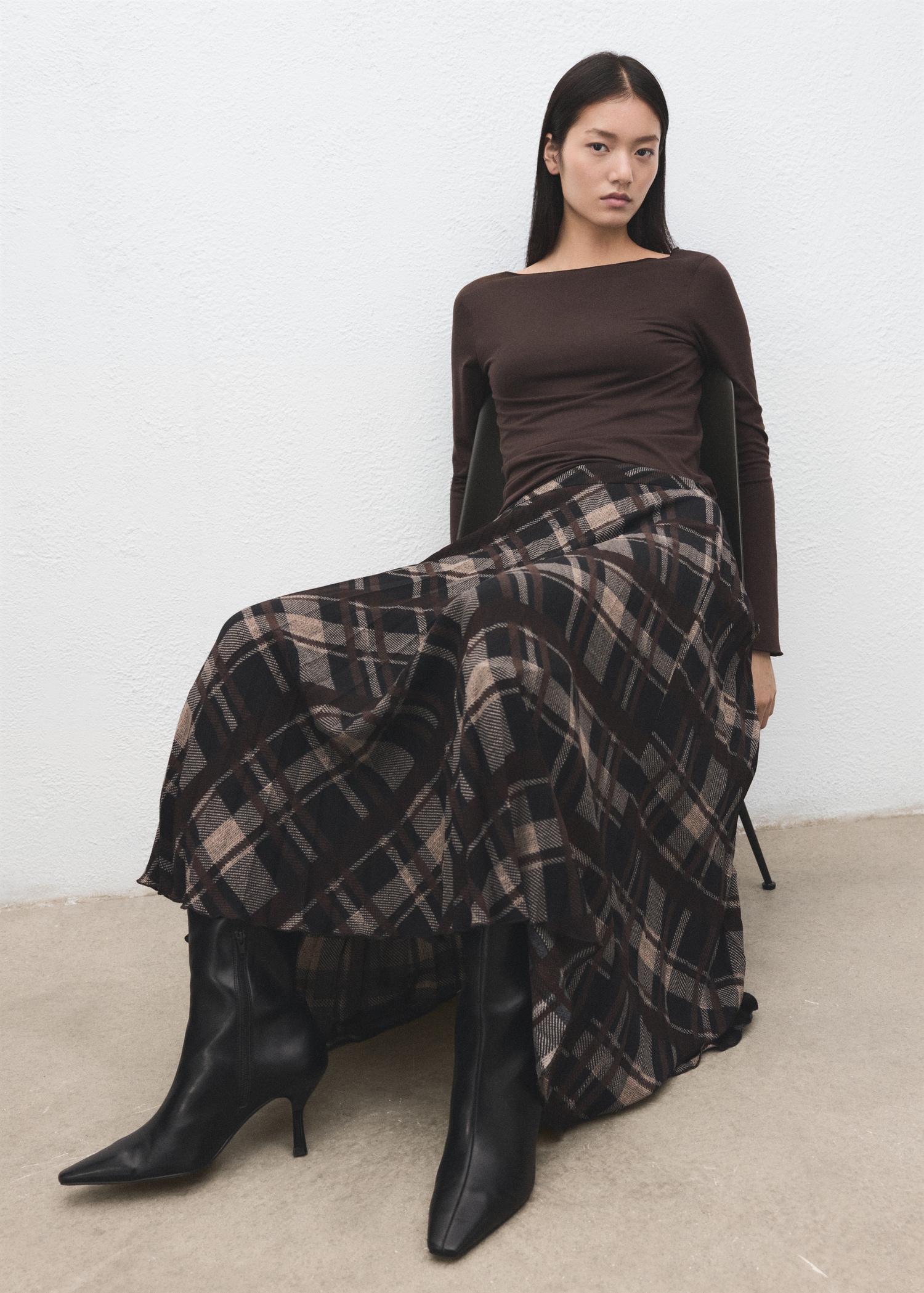 Boat neck t-shirt - Details of the article 2