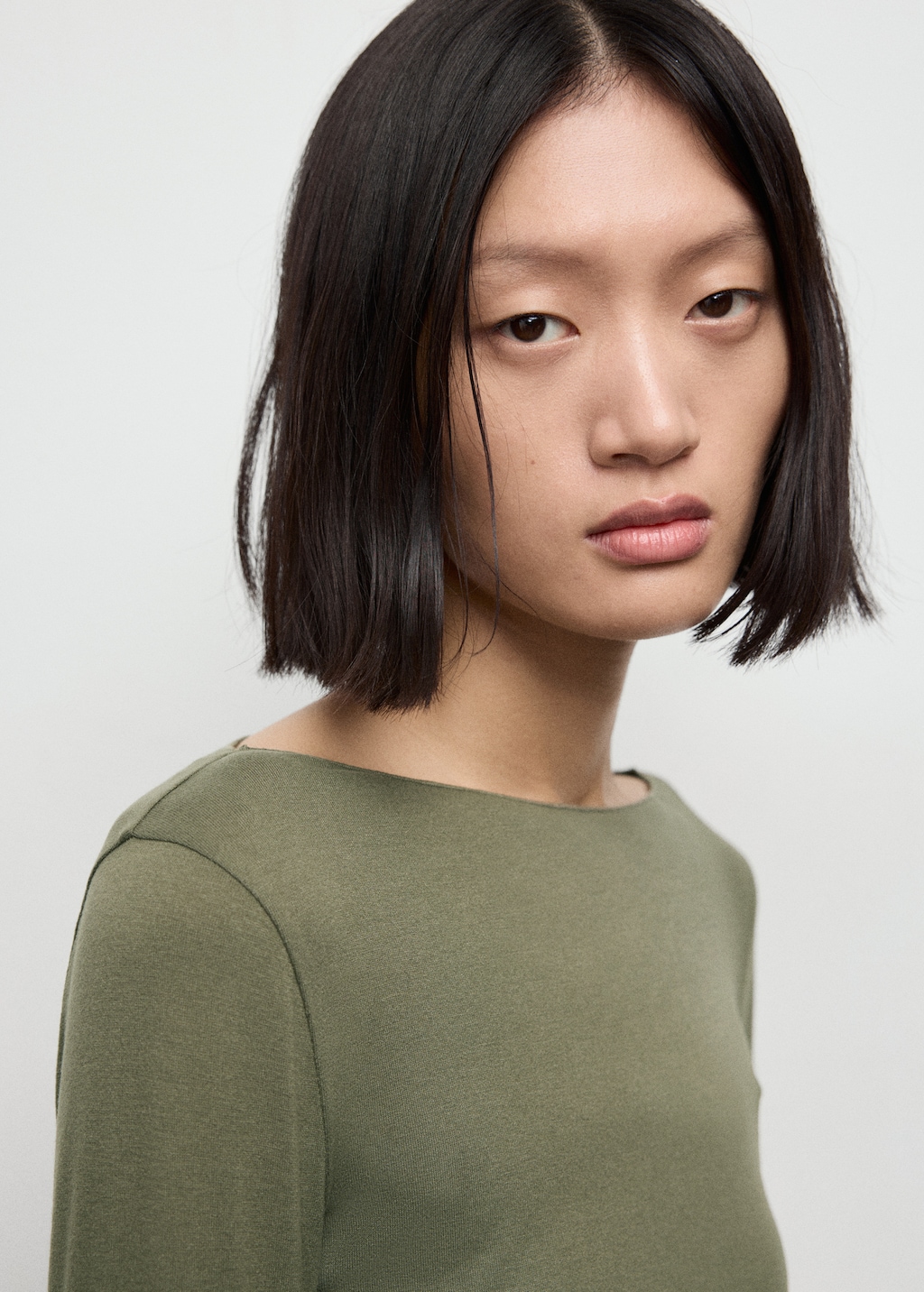Mango Boat neck t-shirt
