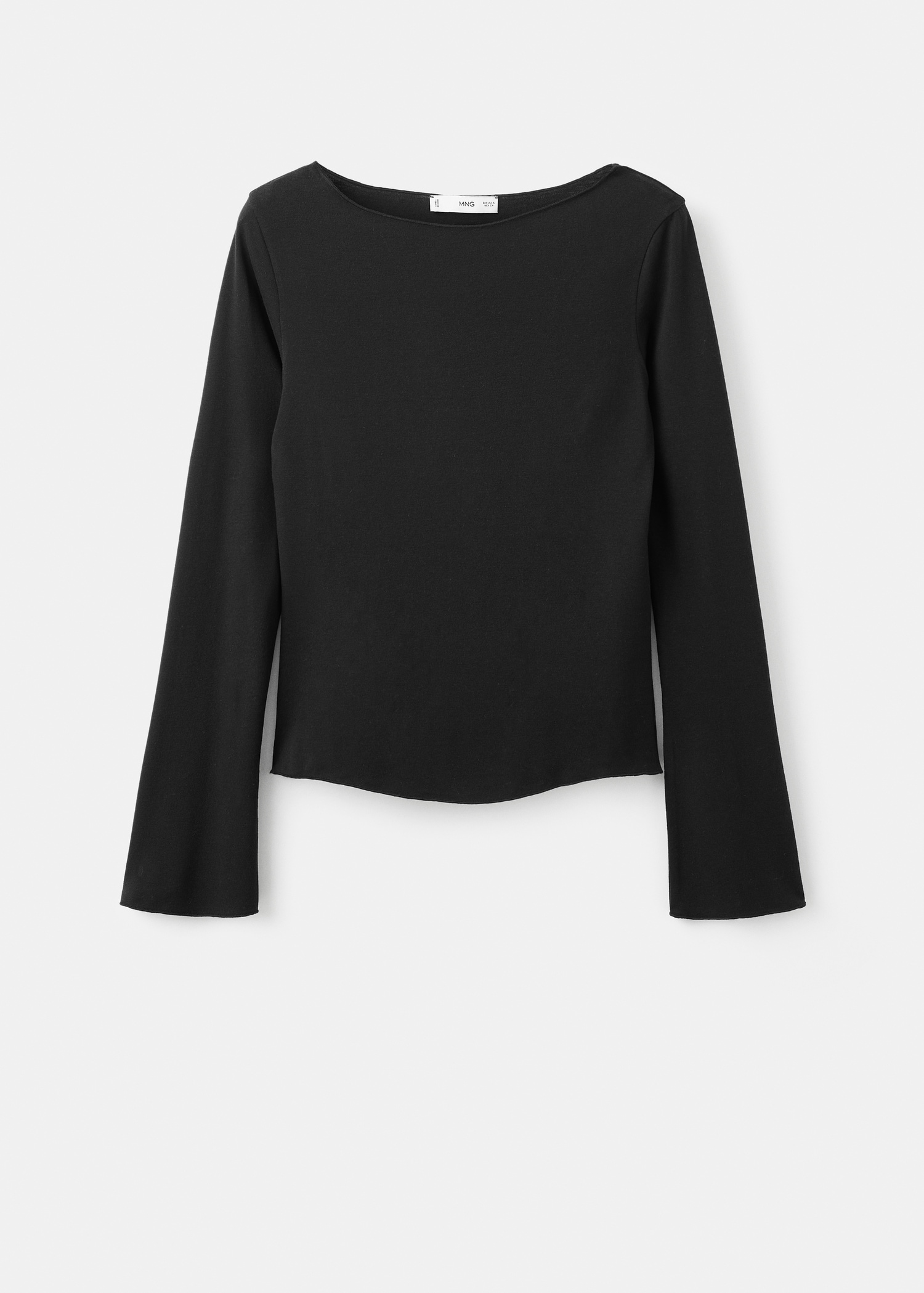 Boat neck t-shirt - Article without model