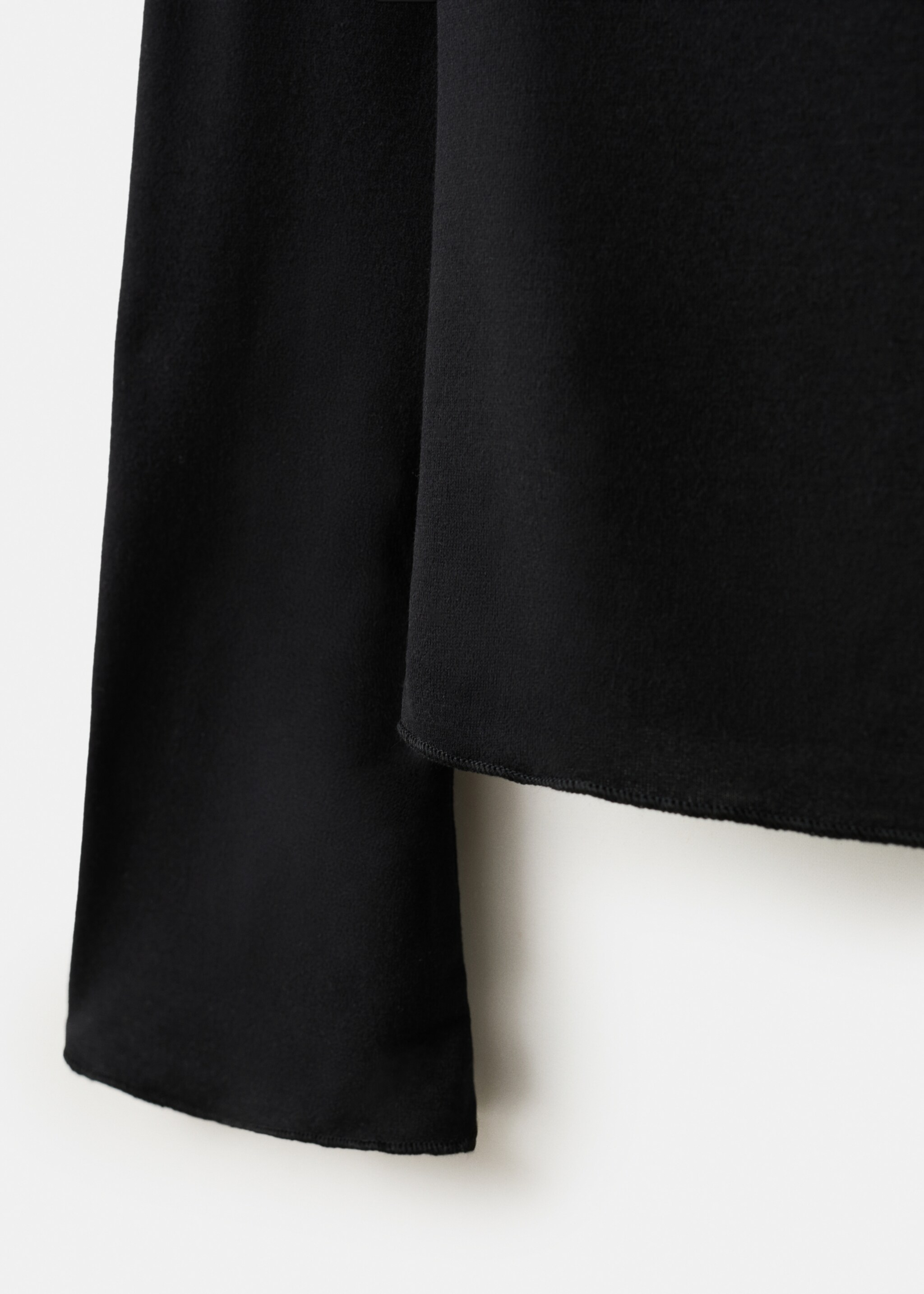 Boat neck t-shirt - Details of the article 0, Black. Ref: 27001353-00.