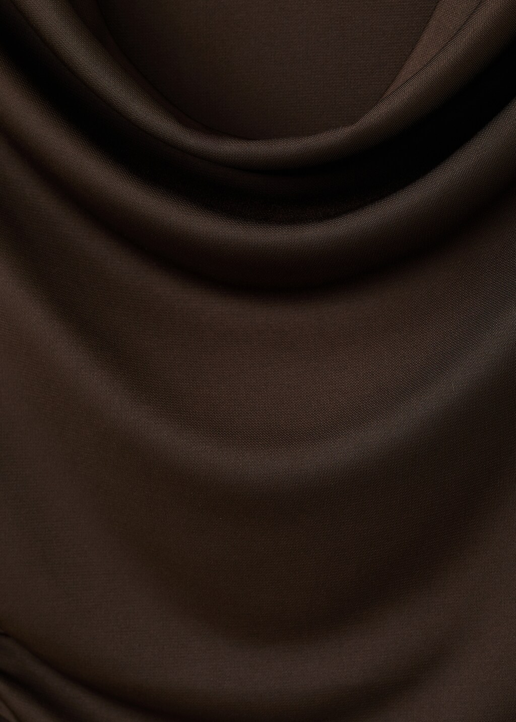 Mango Fitted top with draped neckline thumbnail