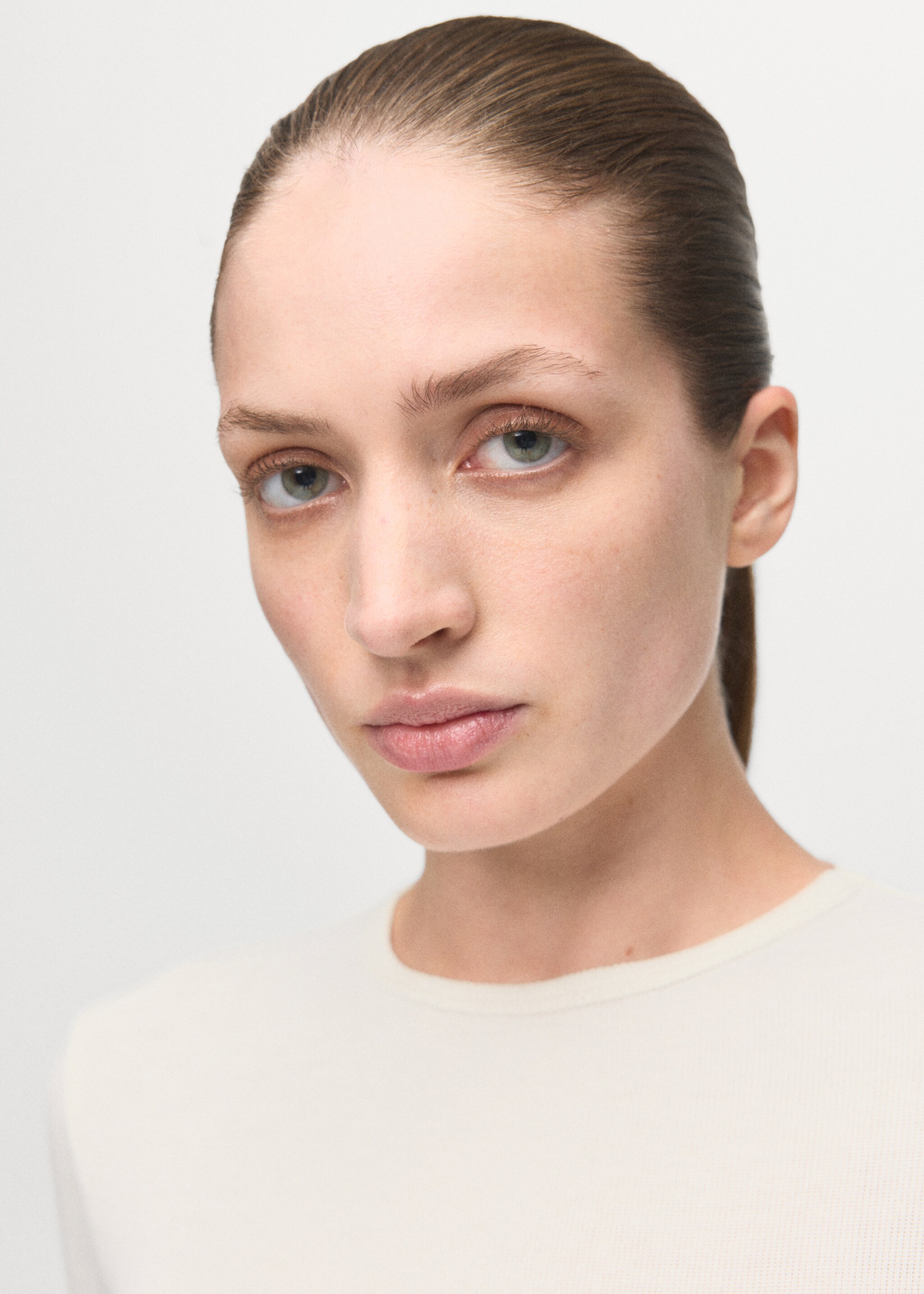 Лонгслив - Деталь изделия 1, Грязно-белый. Ref: 27001355-00.