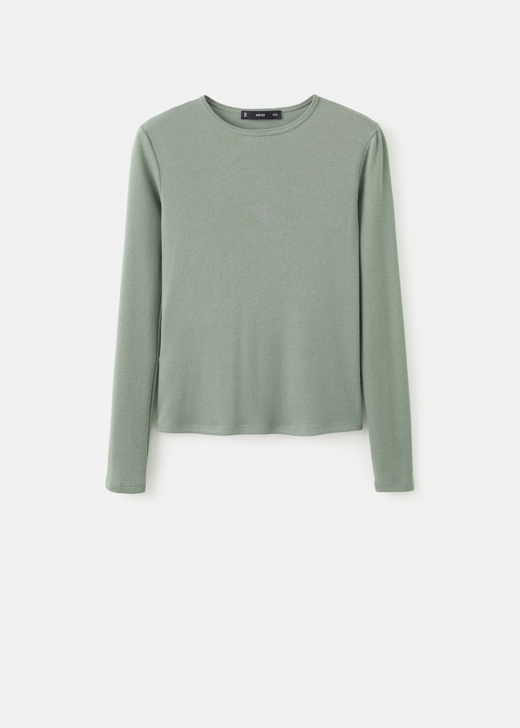 Mango Ribbed long-sleeved t-shirt thumbnail