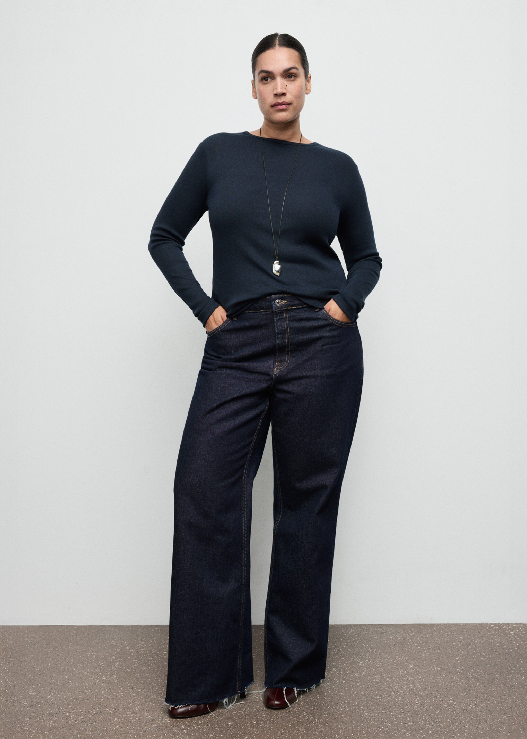 Лонгслив - Деталь изделия 3, Синяя ночь. Ref: 27001355-00.