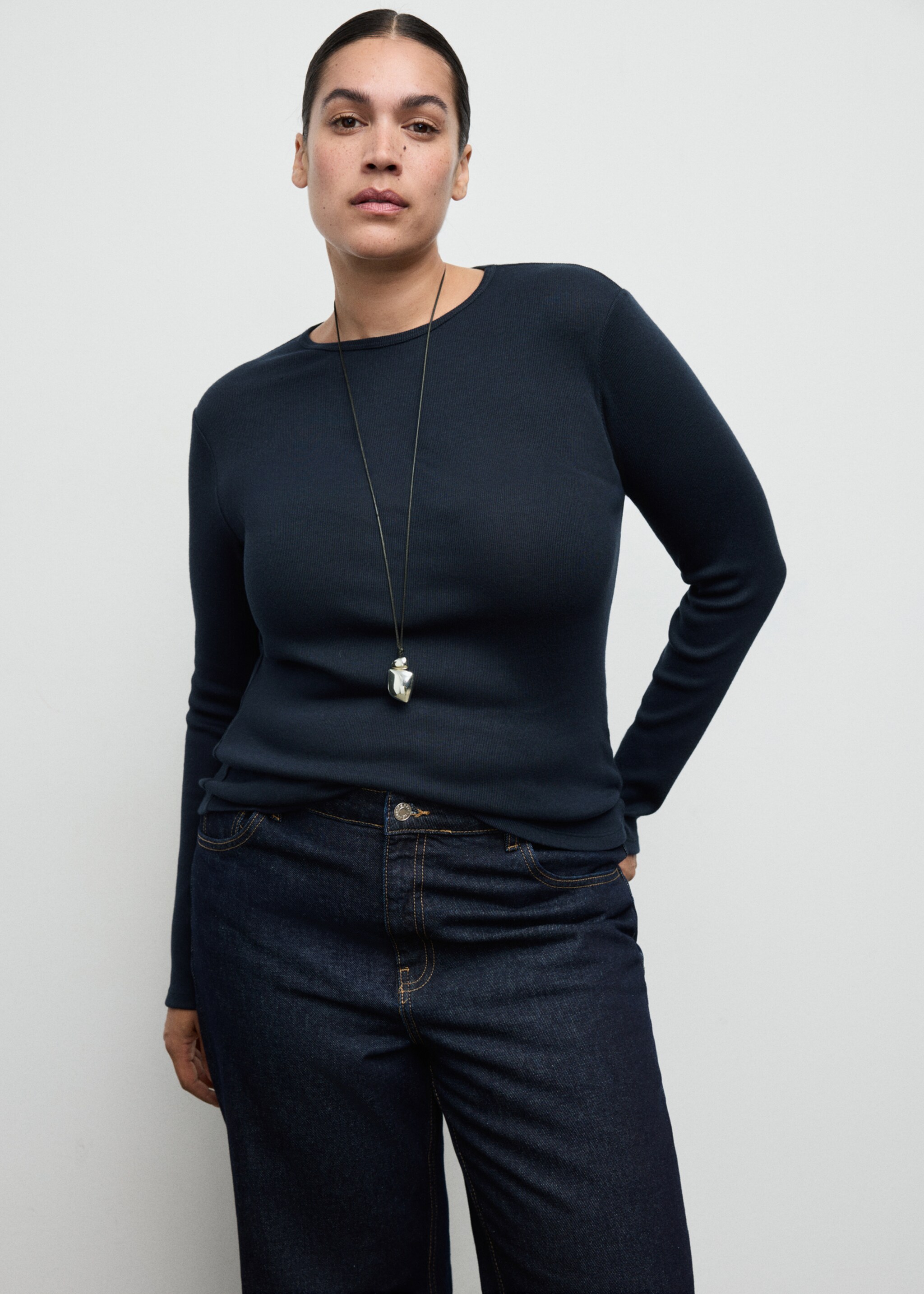 Лонгслив - Деталь изделия 5, Синяя ночь. Ref: 27001355-00.