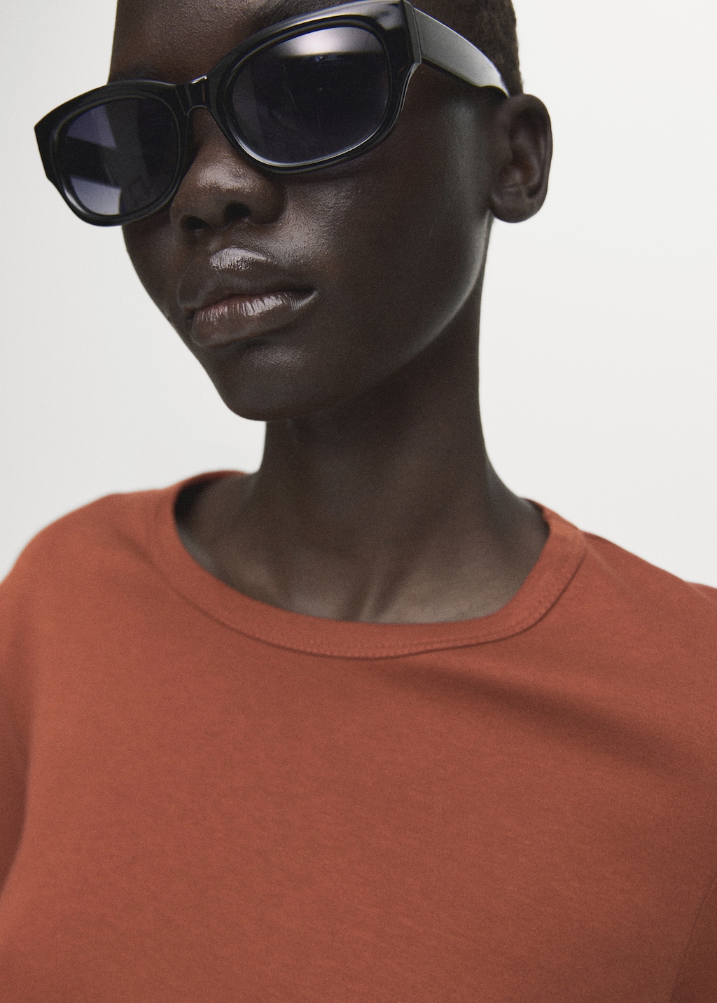 Mango Long sleeve cotton t-shirt