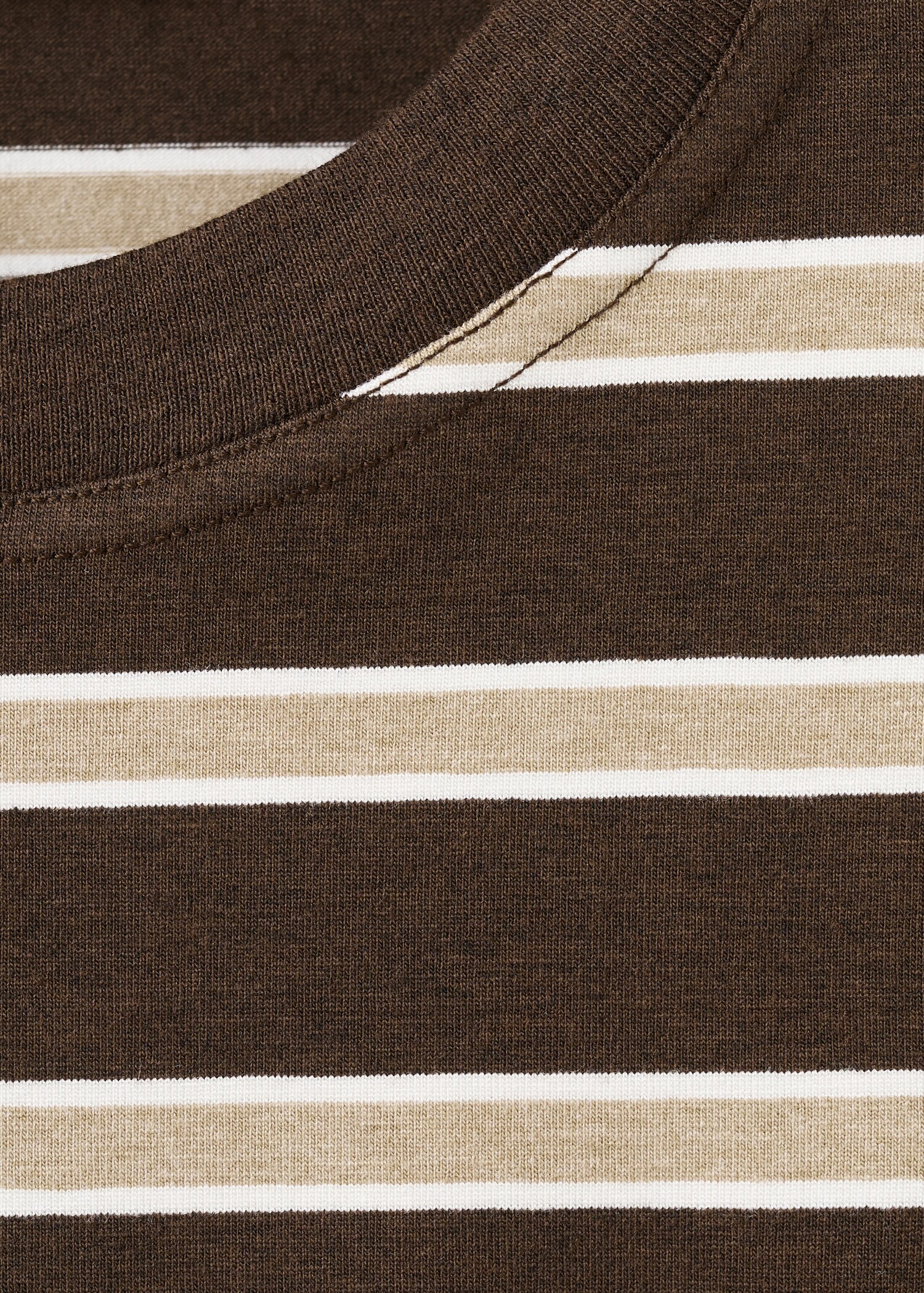 Long-sleeved striped t-shirt - Details of the article 0