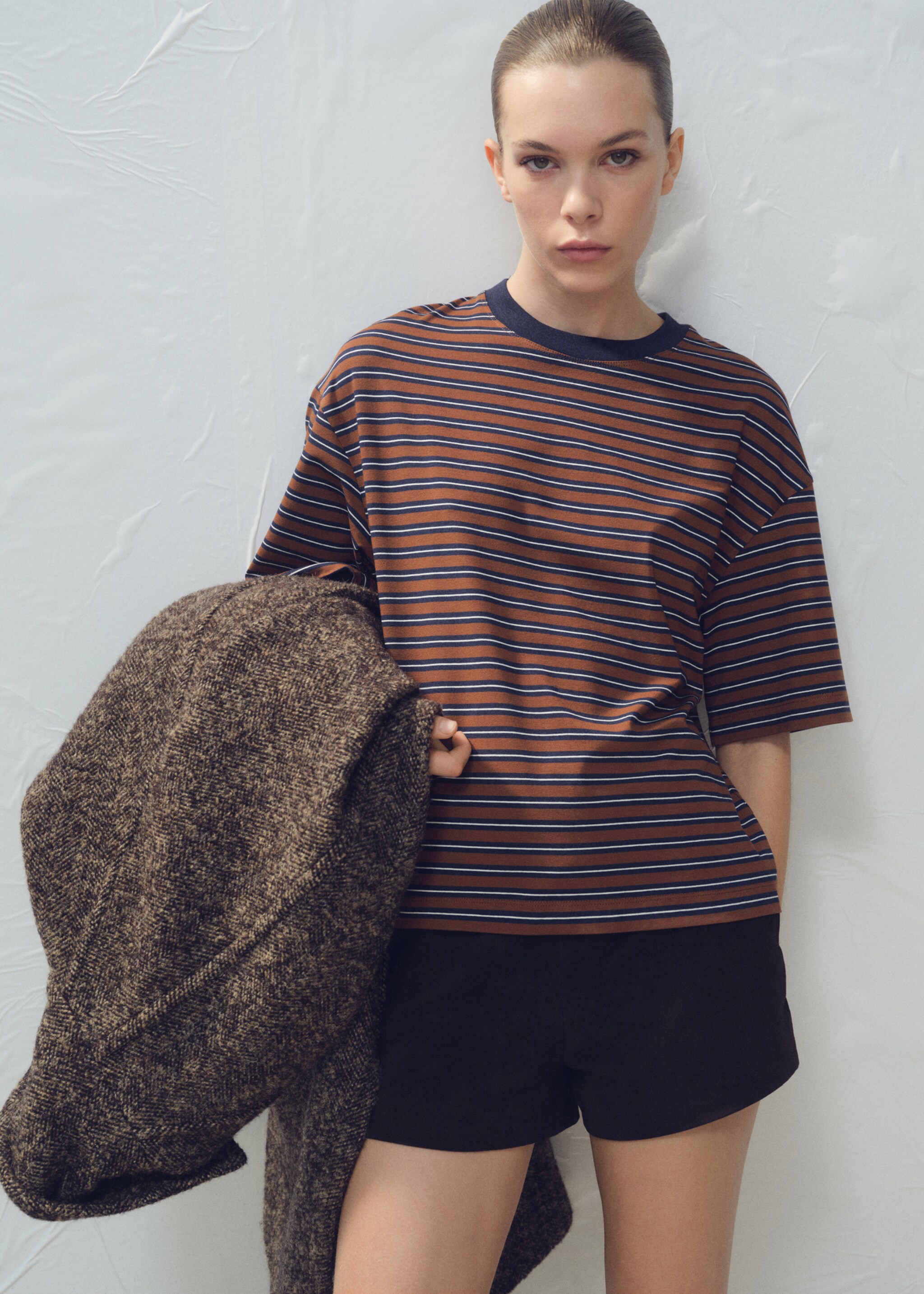 Camiseta rali - Plano medio, Rojo anaranjado. Ref: 27001359-00.