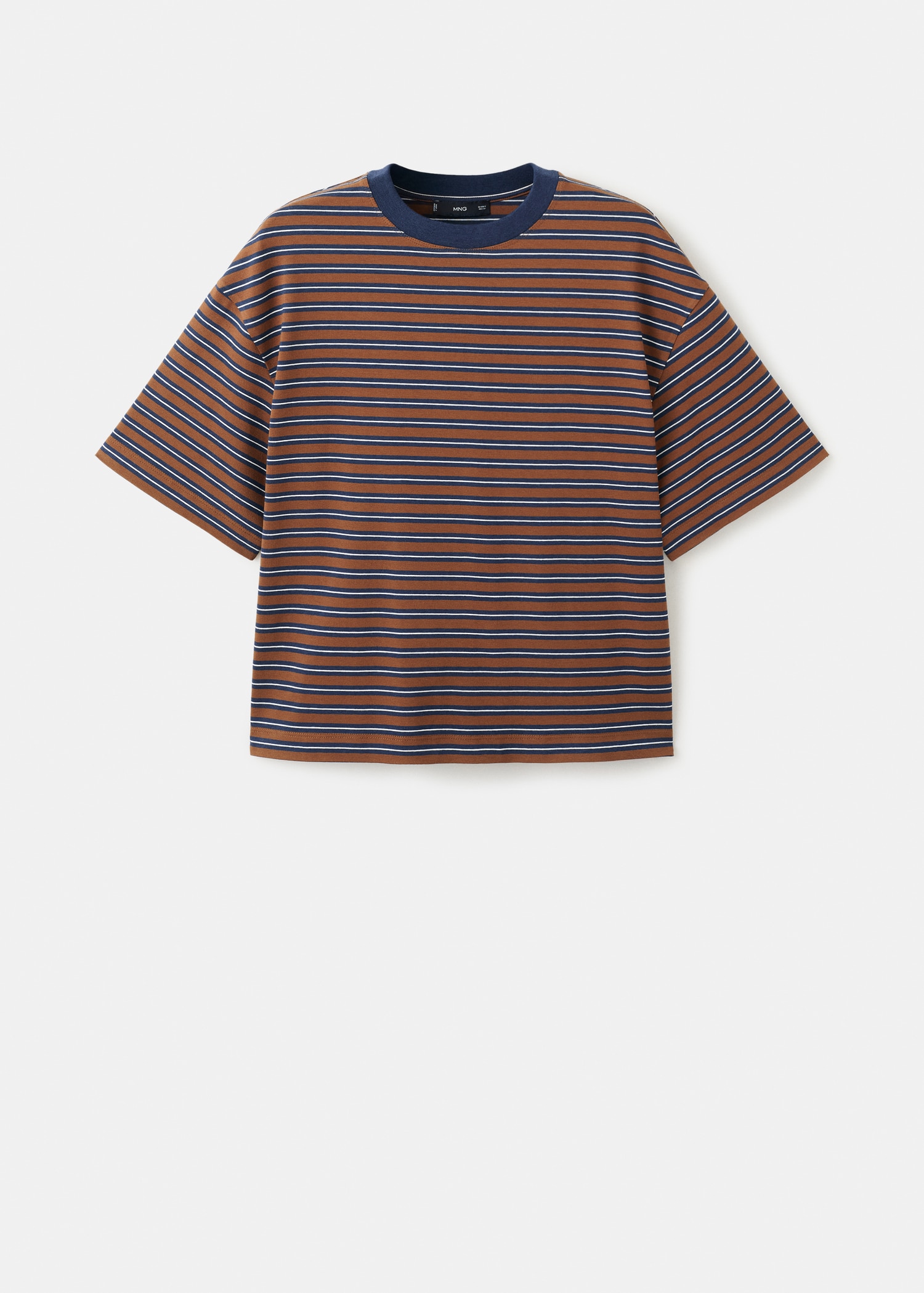 Striped short-sleeved t-shirt - Article without model