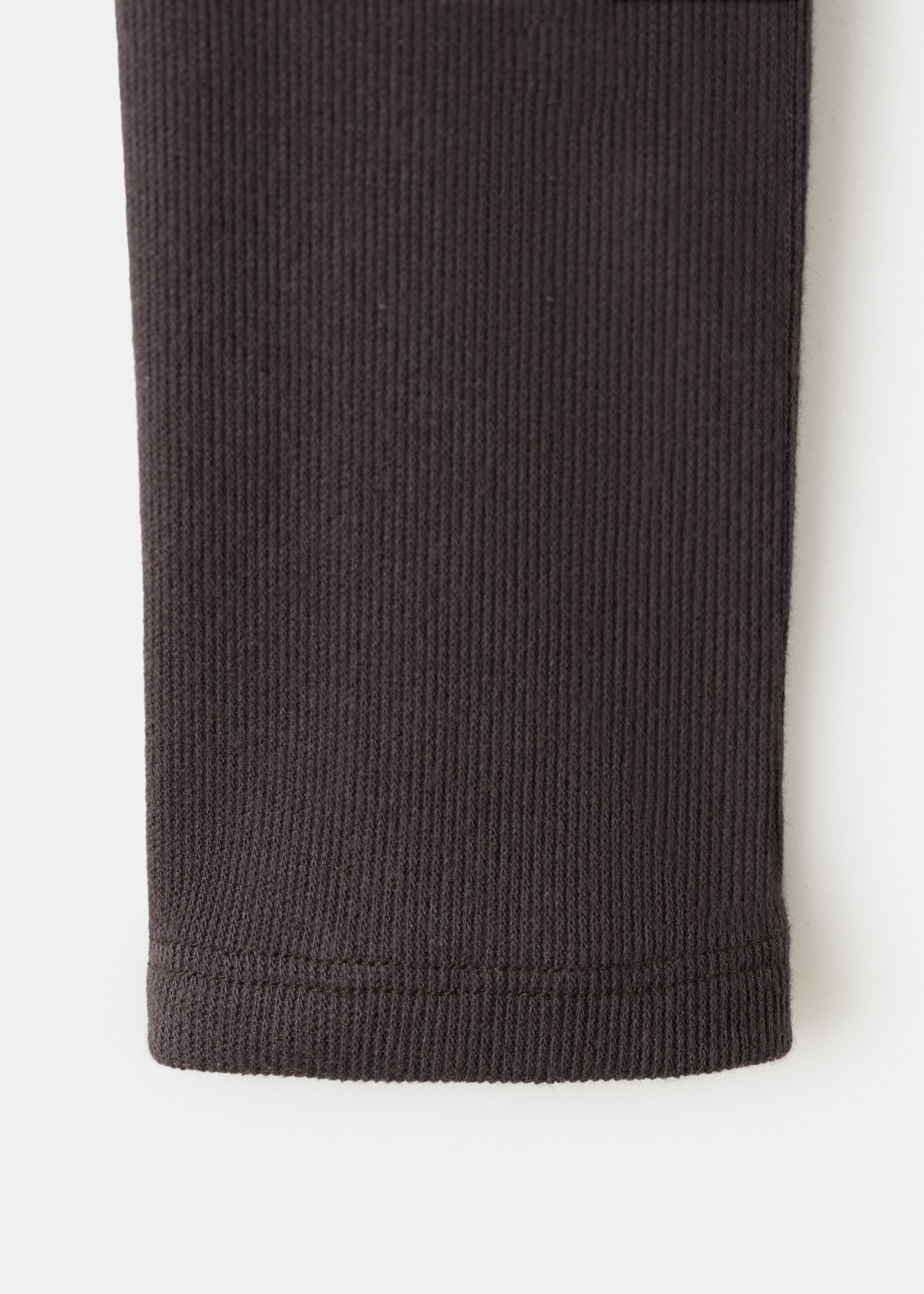 Long-sleeved boat-neck t-shirt - Details of the article 8, Chocolate. Ref: 27001360-00.