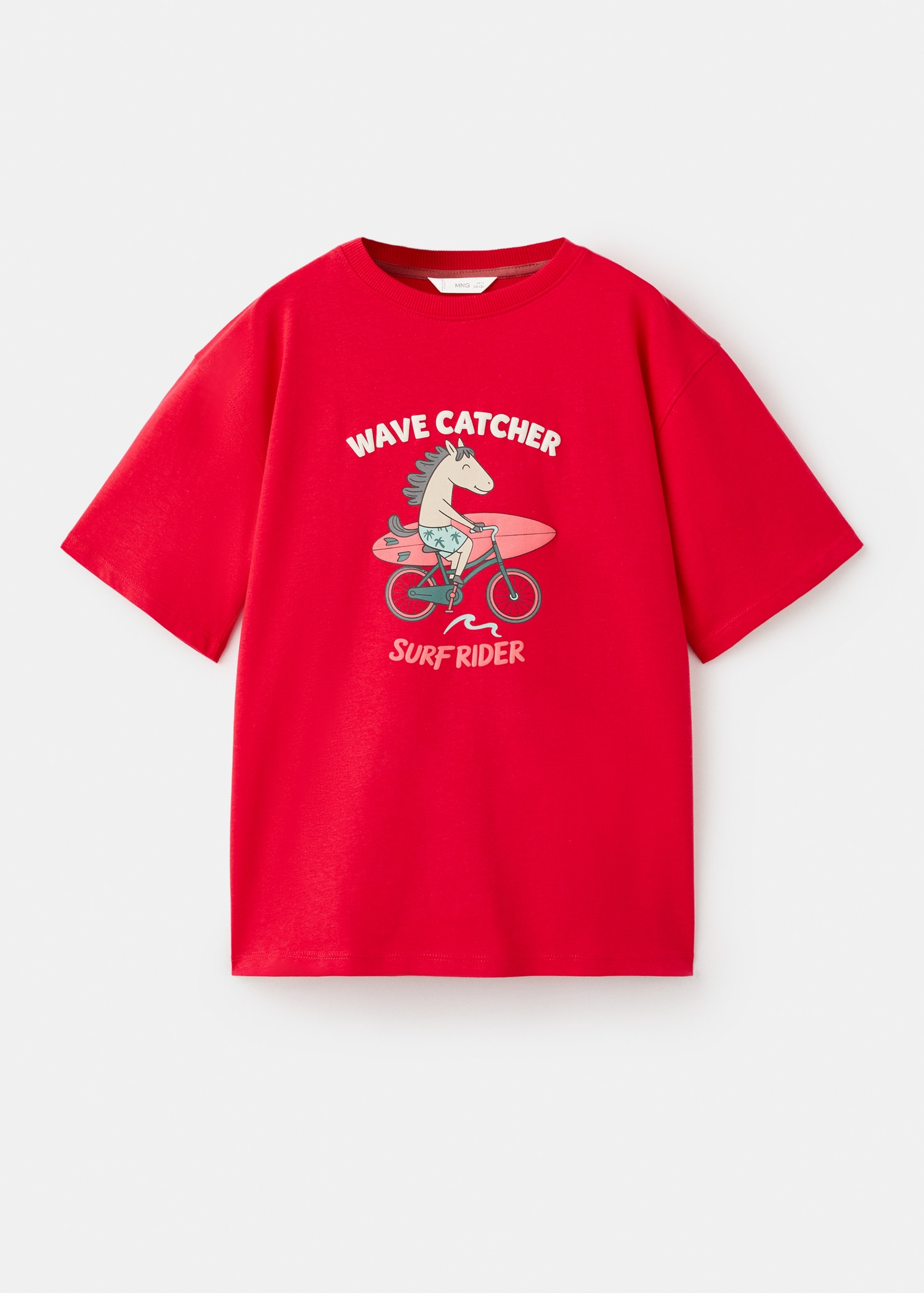 Printed cotton-blend T-shirt - Article without model