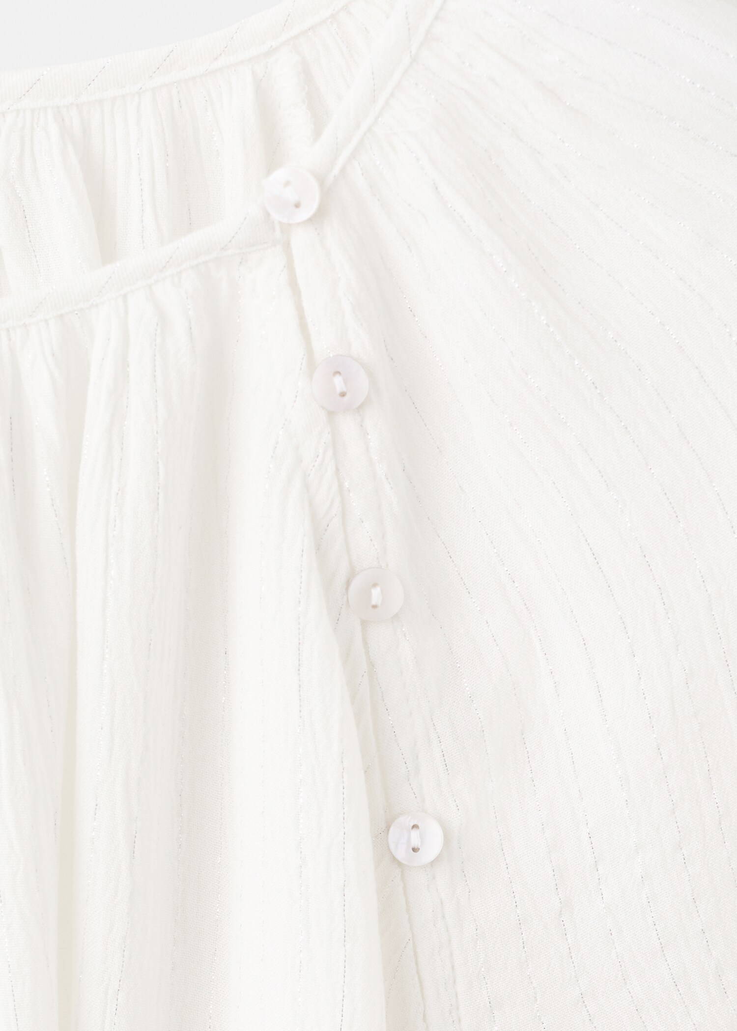 Blouse with lurex details - Details of the article 8