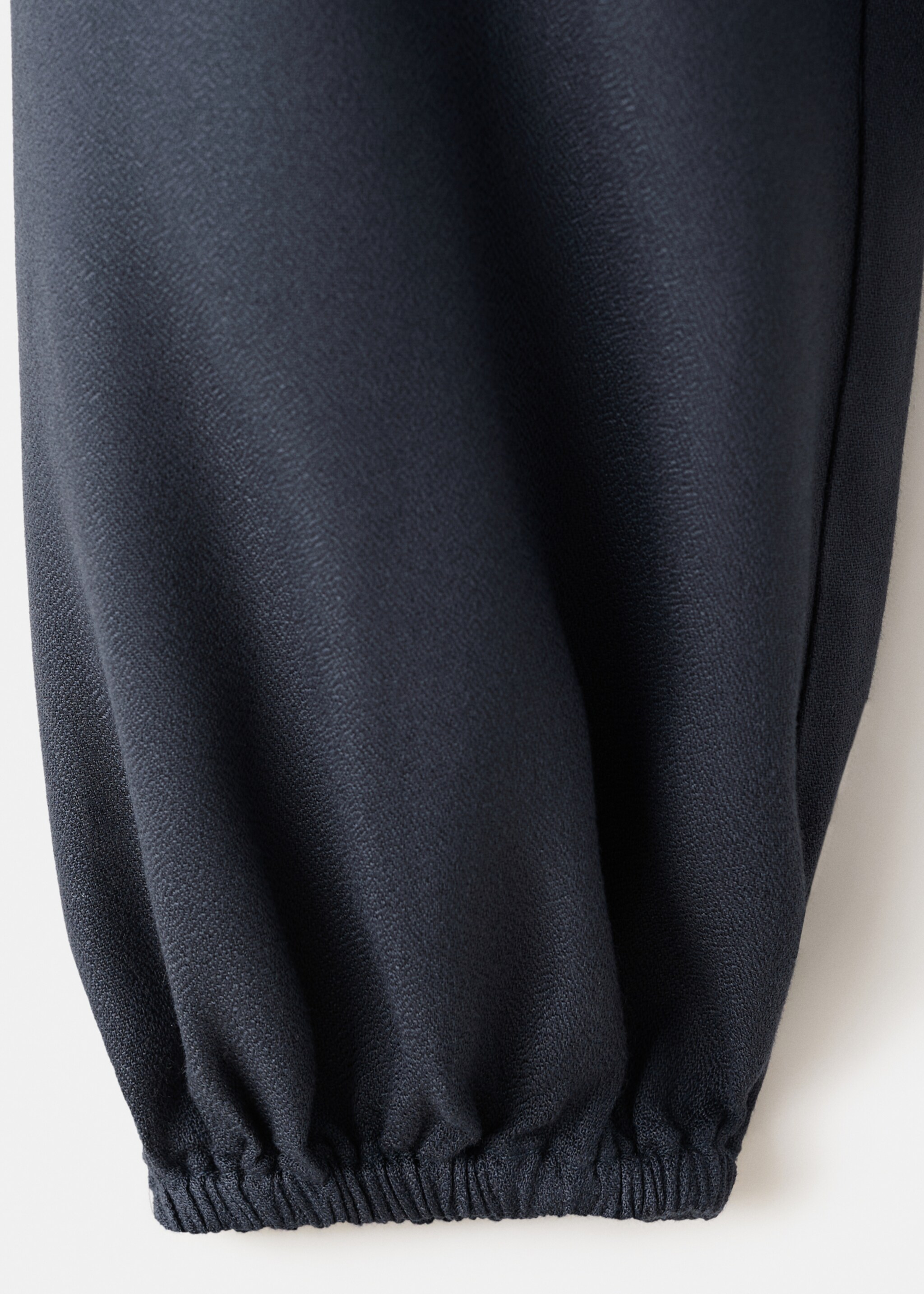 Asymmetrical blouse - Details of the article 0, Navy. Ref: 27001514-00.