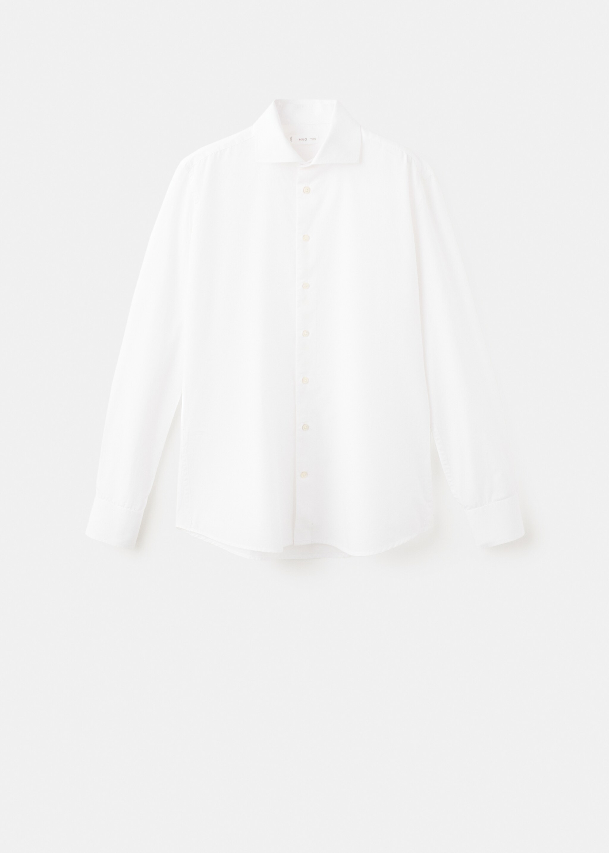 Hemd aus Baumwoll-Mix - Artikel ohne Model, Cremeweiß. Ref: 27001515-00.