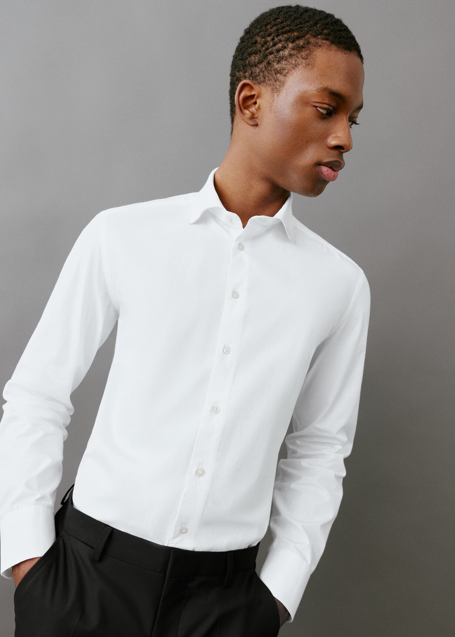 Camisa traje 100% algodón - Detalle del artículo 6